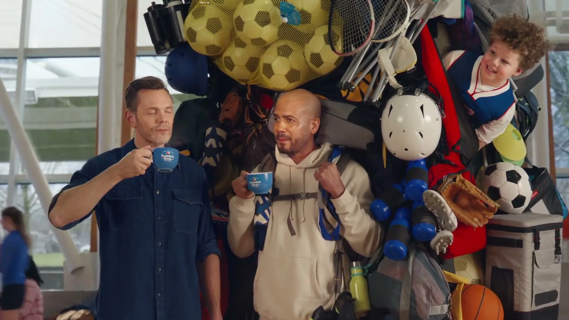 Seattle's Best Coffee "Smooth for All with Joel McHale" (2025) commercial still