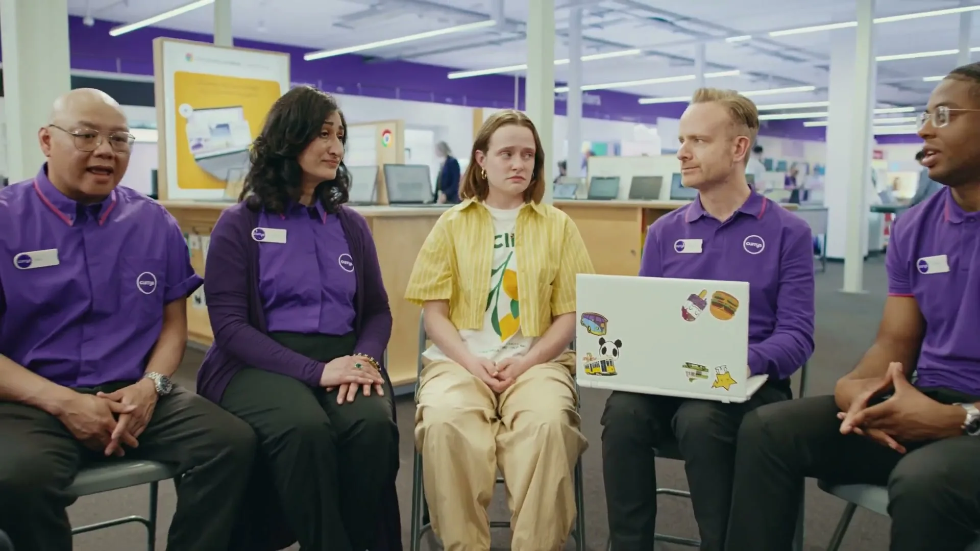Currys "Beyond Techspectations - Chromebook Plus" (2024) commercial still