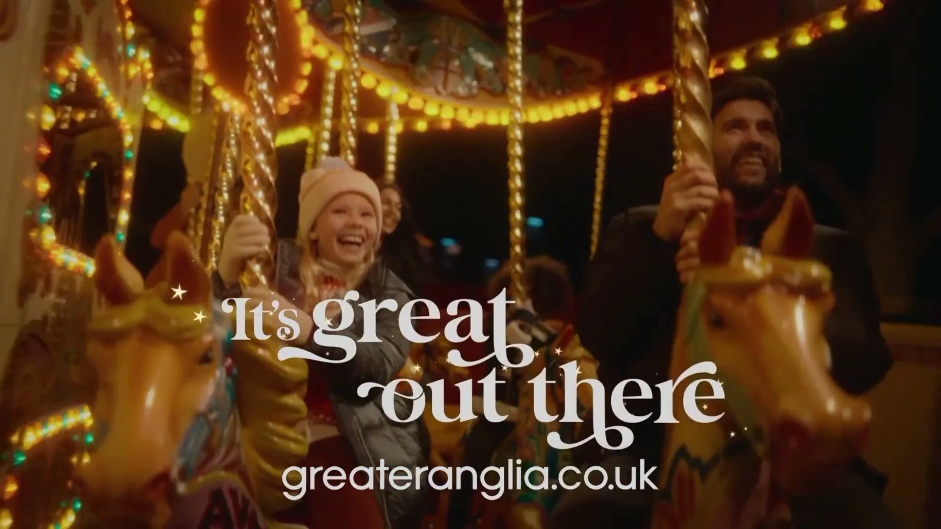 Greater Anglia "Christmas Lights" (2024) commercial still