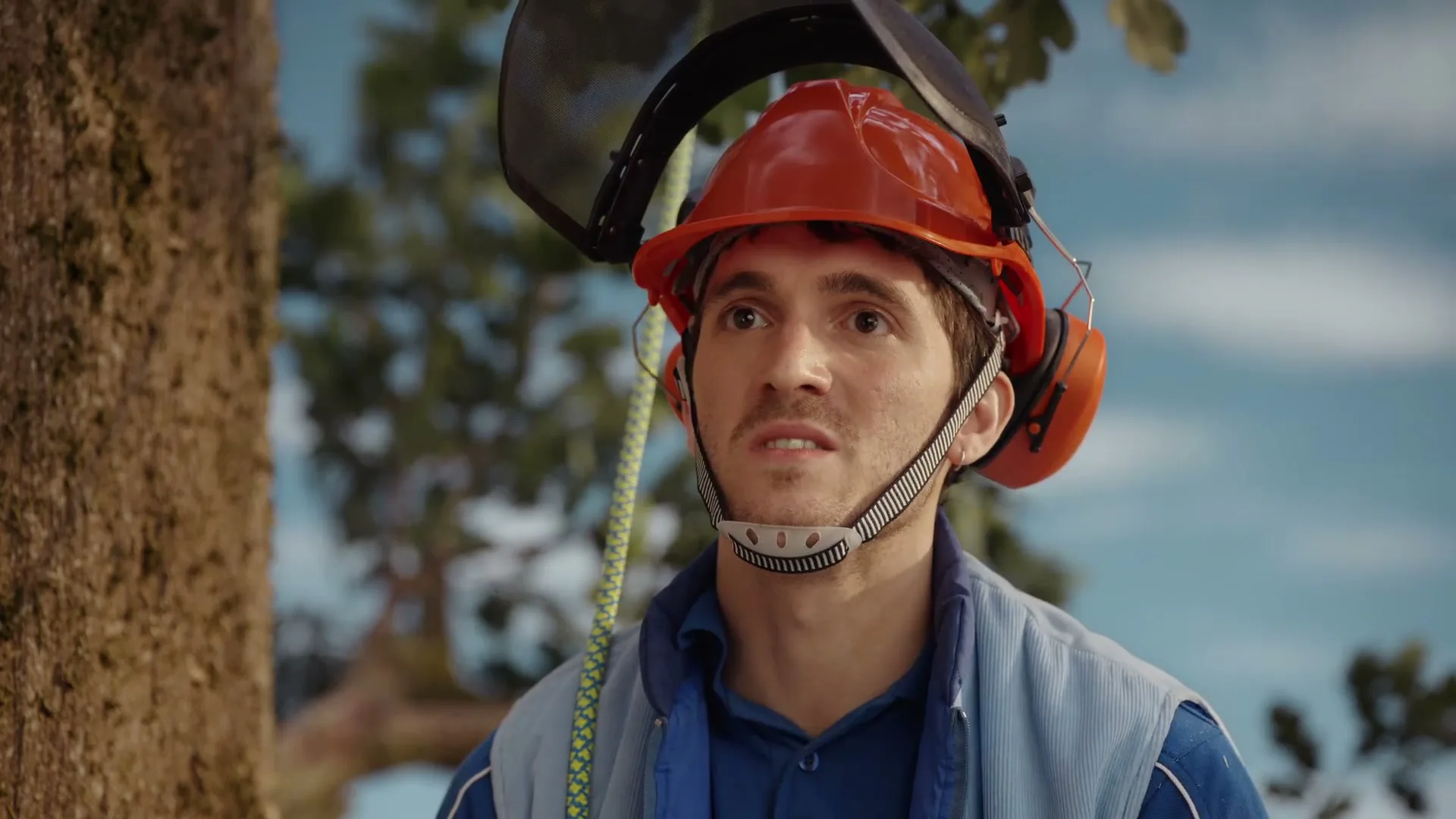 The Department for Work and Pensions “Tree Surgeon” (2026), frame 3