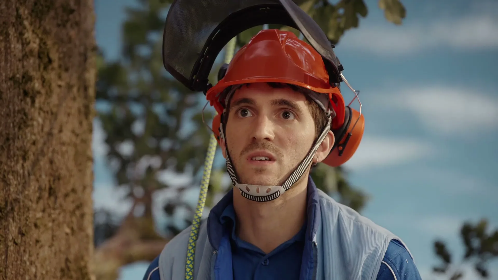 The Department for Work and Pensions “Tree Surgeon” (2026), frame 4