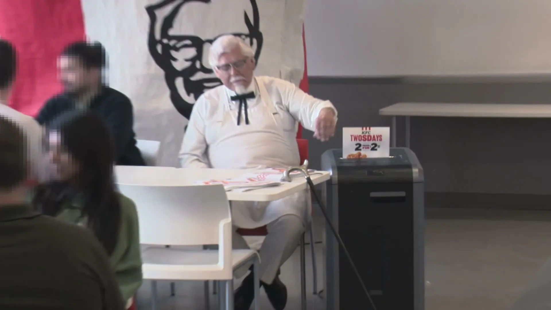 KFC Canada "Shredding" (2023) commercial still
