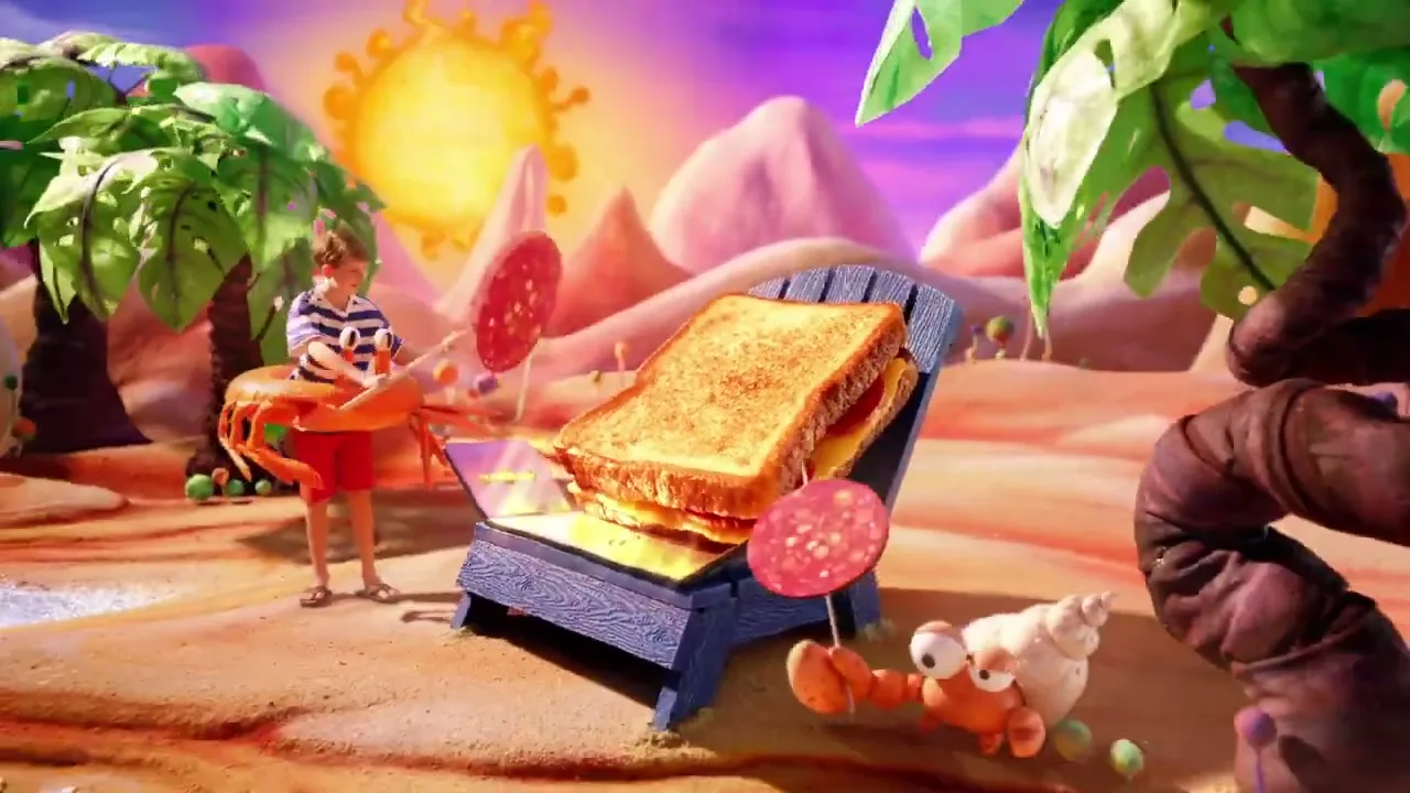 Kraft Heinz: Lunchables "Kraft Heinz - Paradise" (2023) commercial still