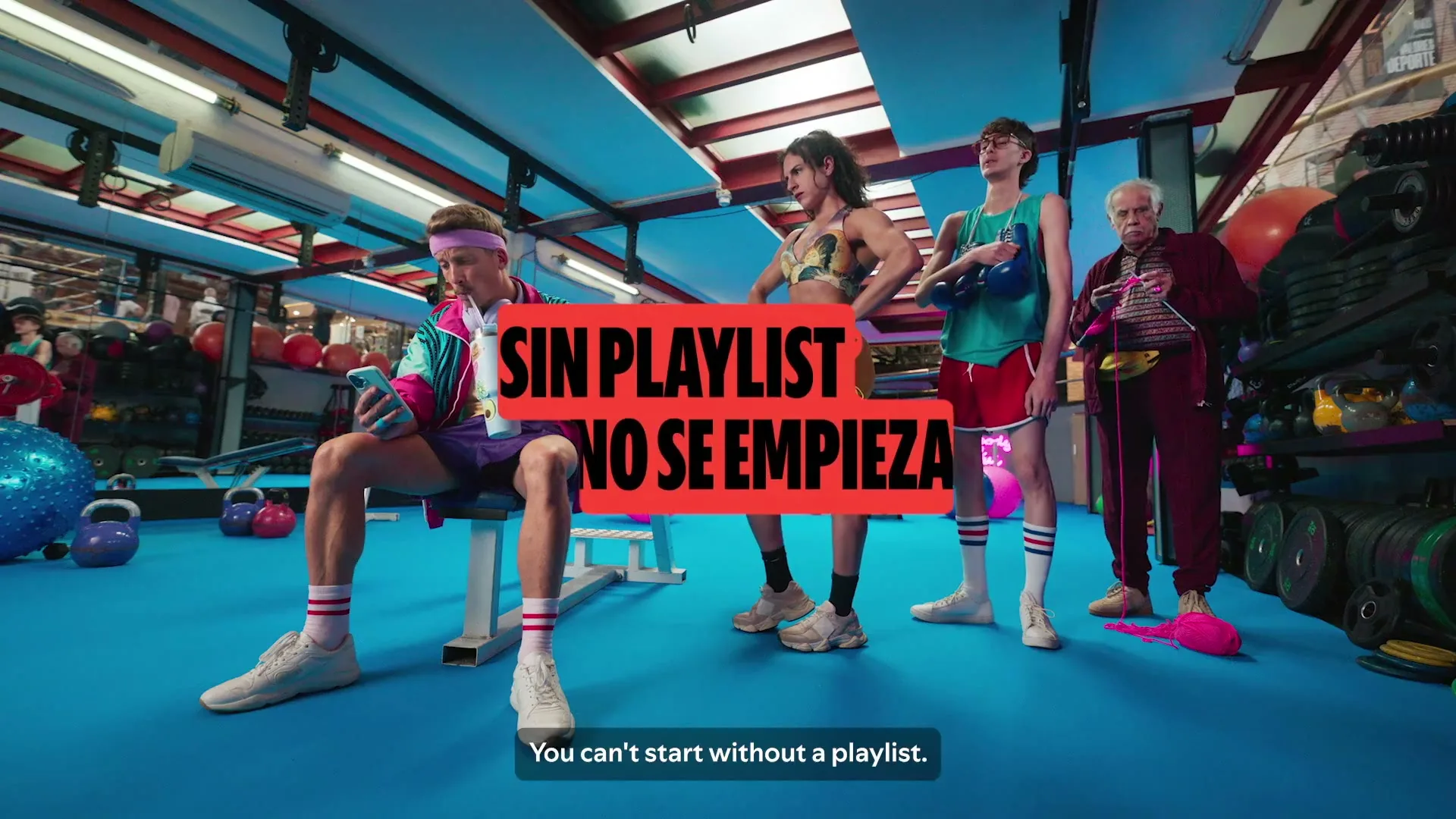Spotify “No Playlist - No Start- Gym” (2025)