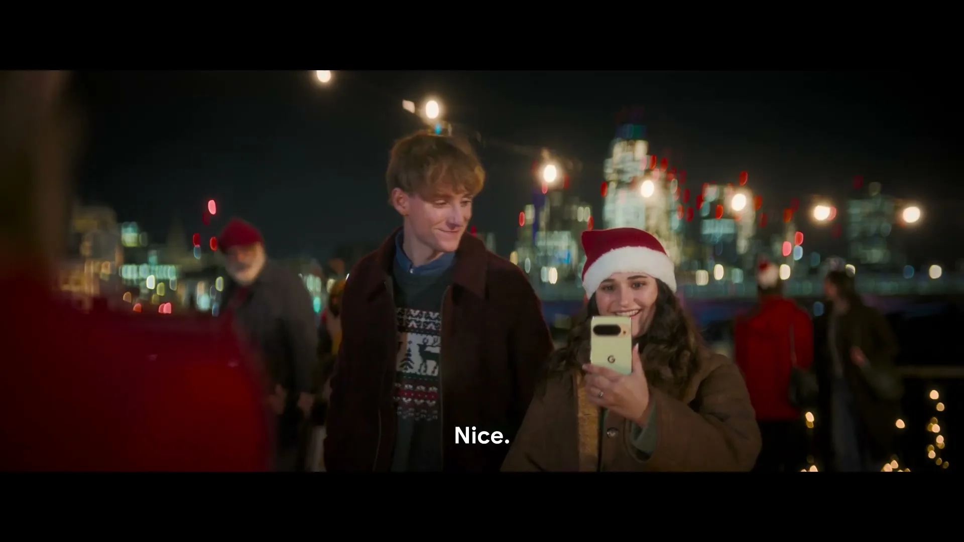 Google Pixel "It's Pixel - Actually" (2025) commercial still