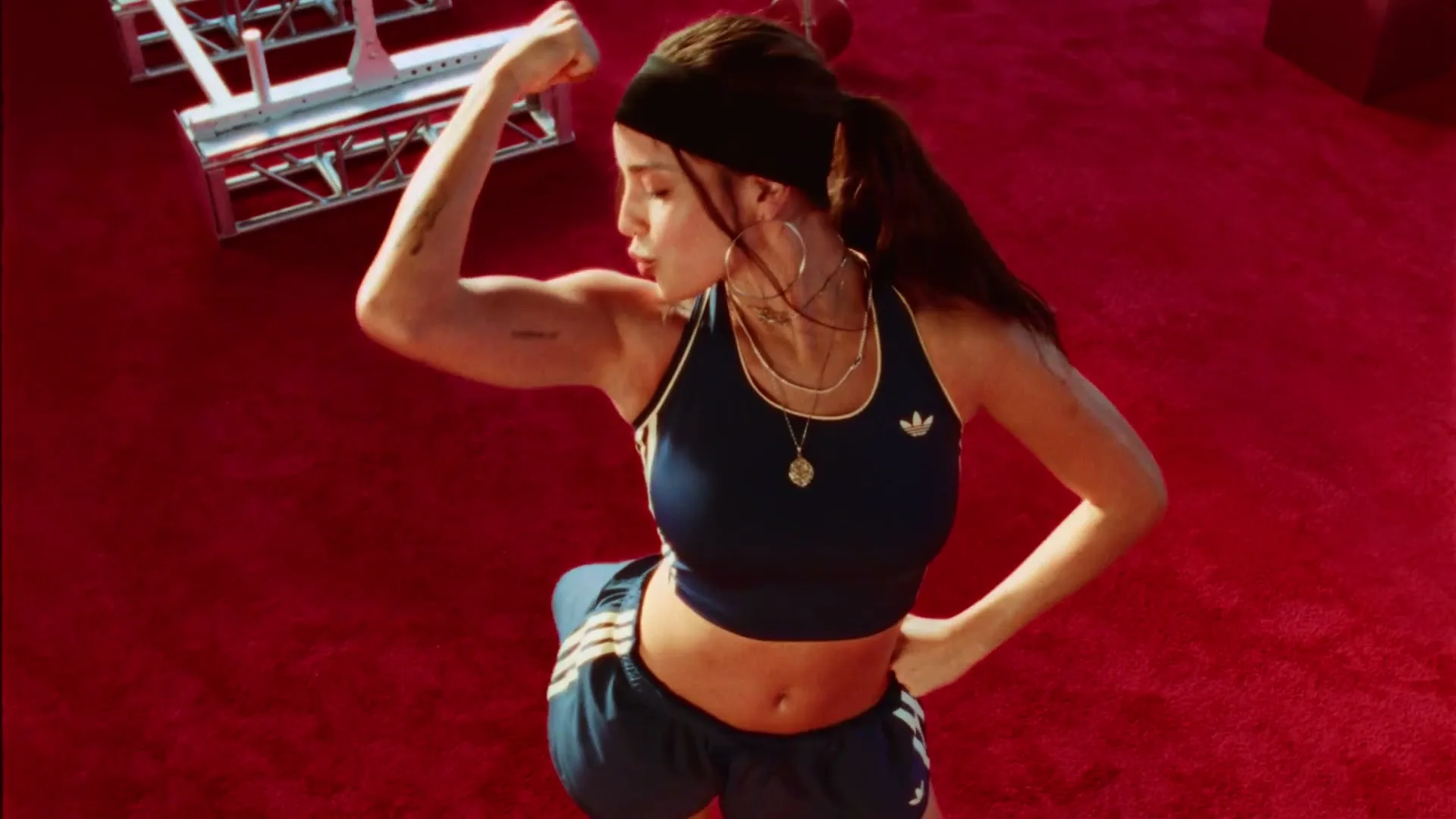 adidas "x Emilia - Work It" (2026) commercial still