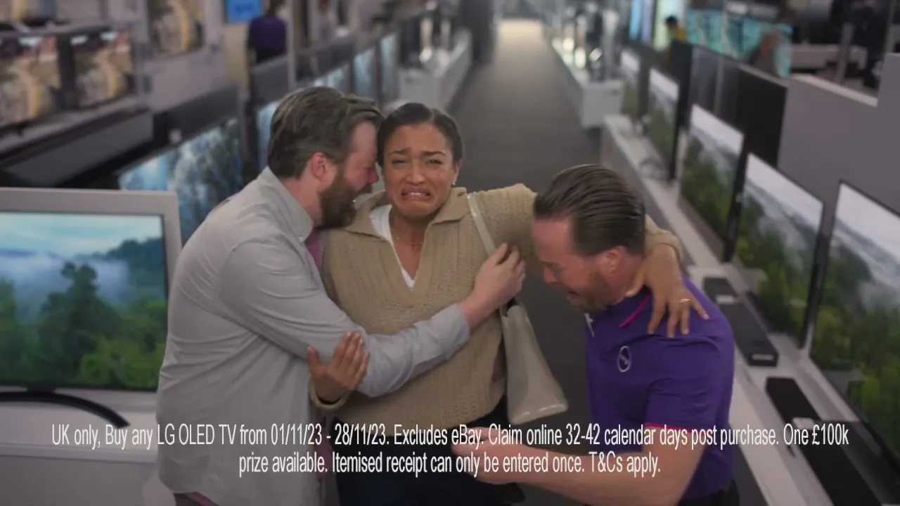 Currys "Beyond Techspectations - Moves You" (2023) commercial still