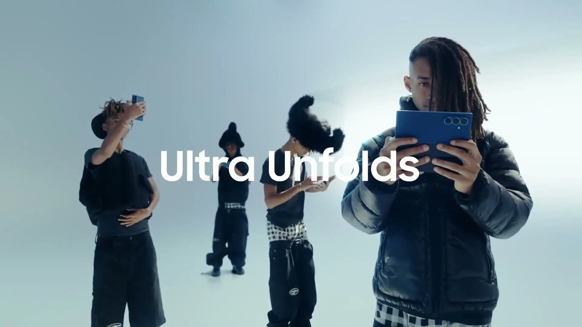 Samsung "Jaden Smith Unfolds Latest Galaxy Z Series in New Samsung Creative" (2025) commercial still