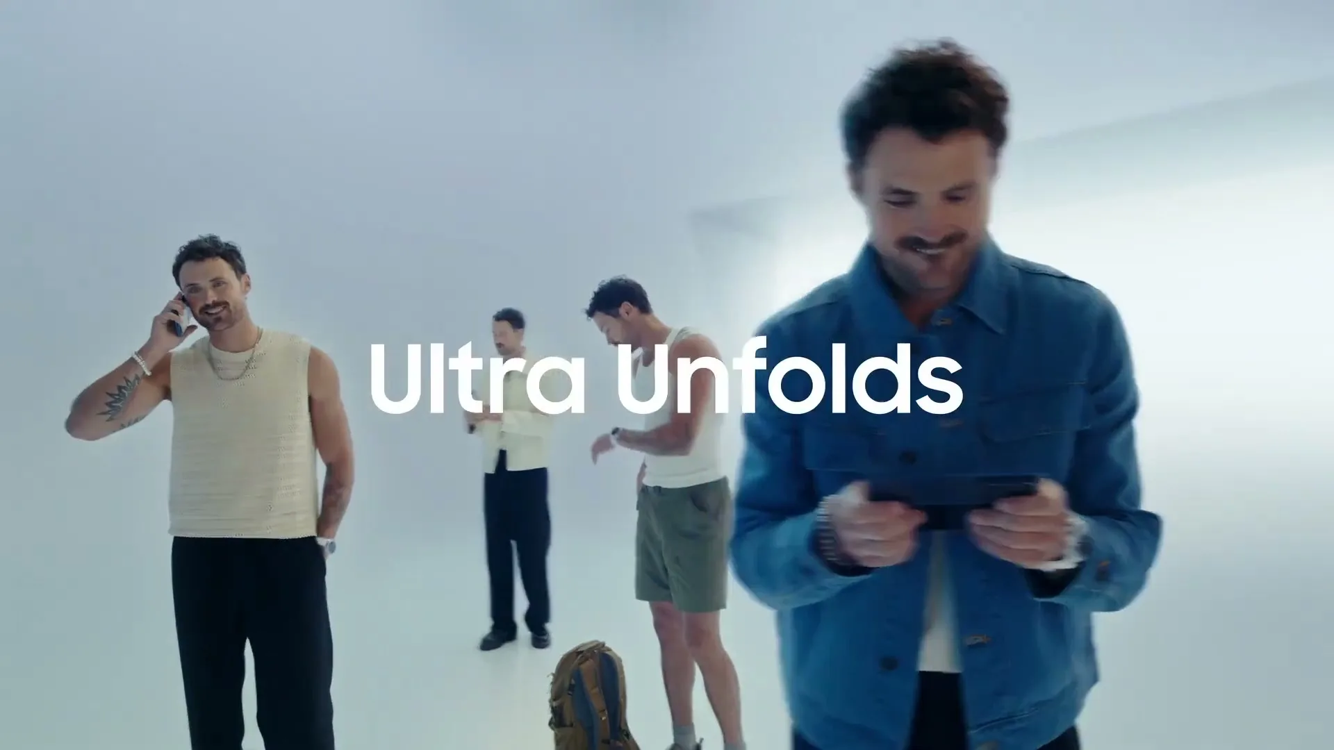 Samsung "Dylan Efron Unfolds Latest Galaxy Z Series in New Samsung Creative" (2025) commercial still