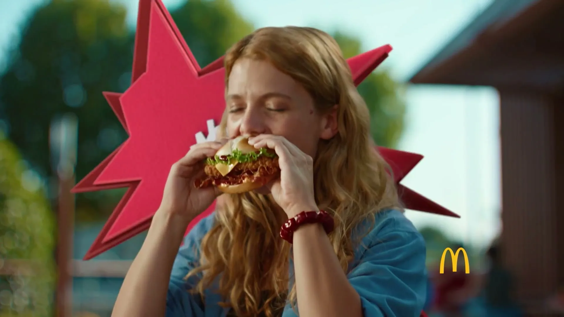 McDonald's "McCrunchy Chicken Spicy BBQ" (2025) commercial still
