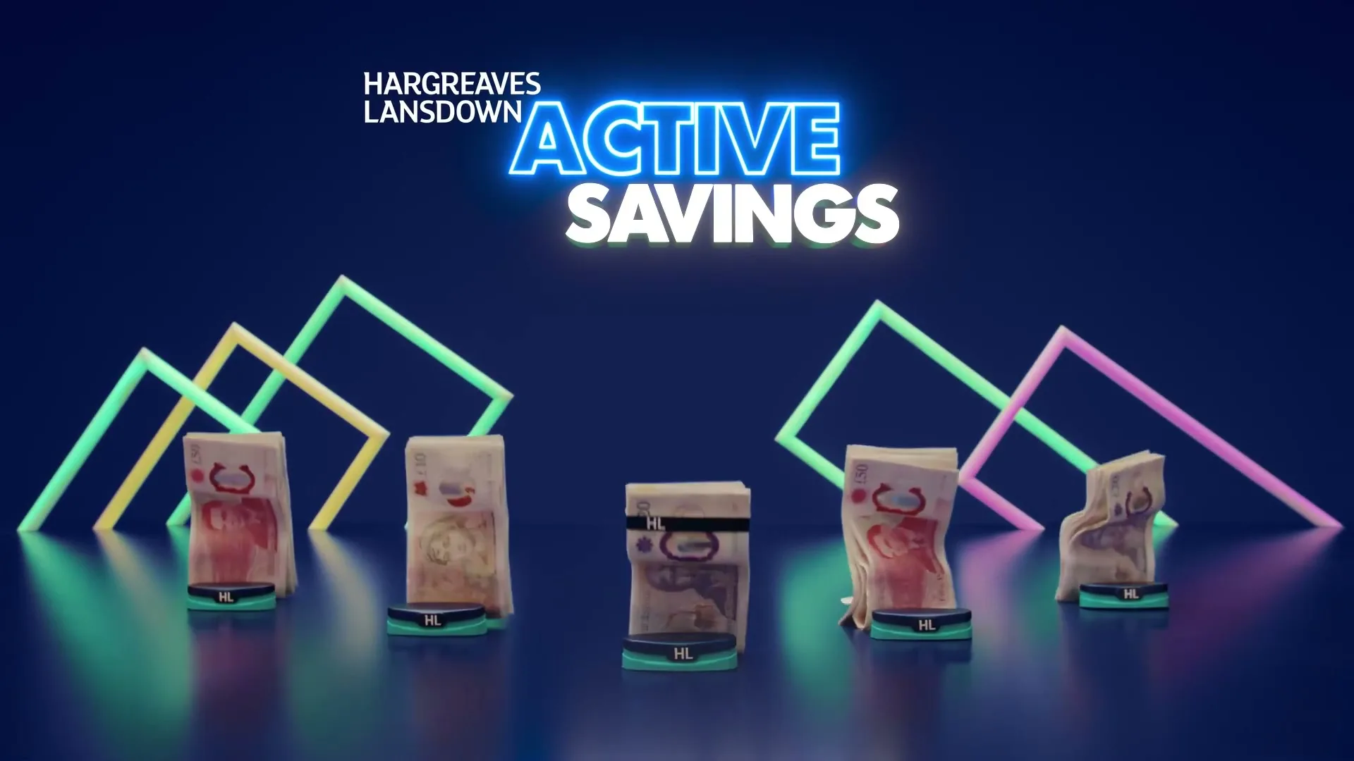 Hargreaves Lansdown "Active Savings" (2024) commercial still