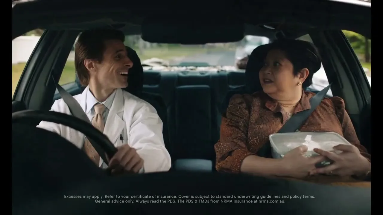 NRMA Insurance "Anyone Can Drive it Cover" (2024) commercial still