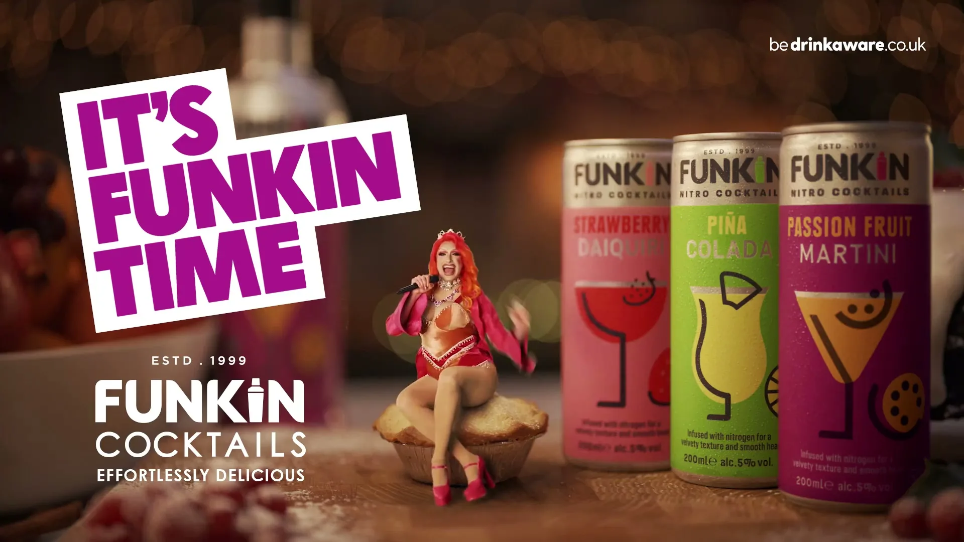 Funkin "Cocktails - CHRISTMAS TVC" (2022) commercial still