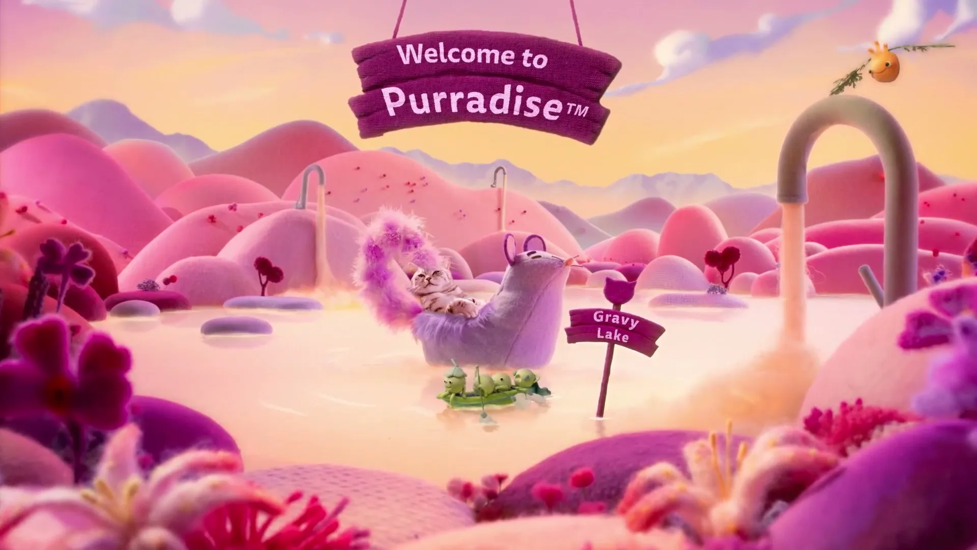 WHISKAS® "Purradise" (2025) commercial still