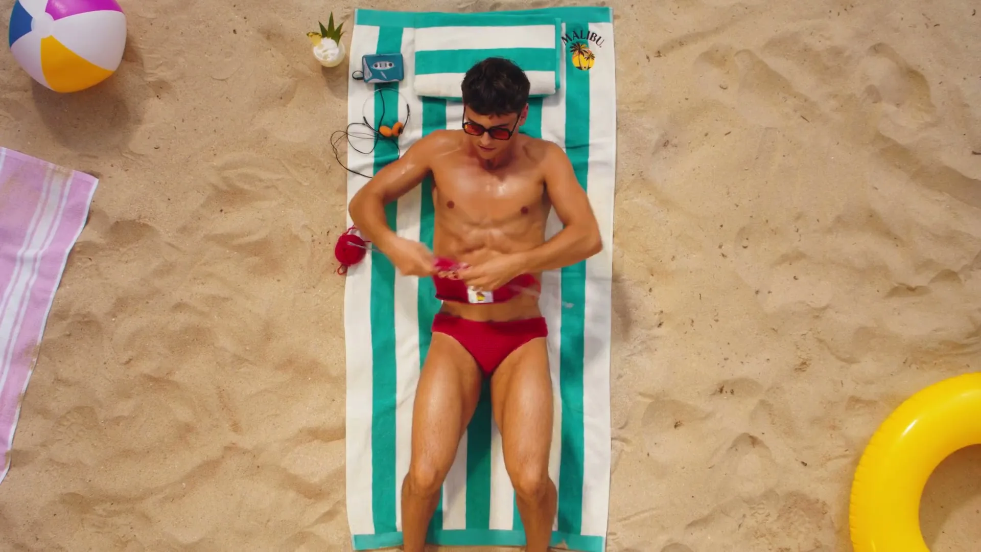 Malibu "Don't Drink and Dive Daley Reminder Speedos" (2024) commercial still