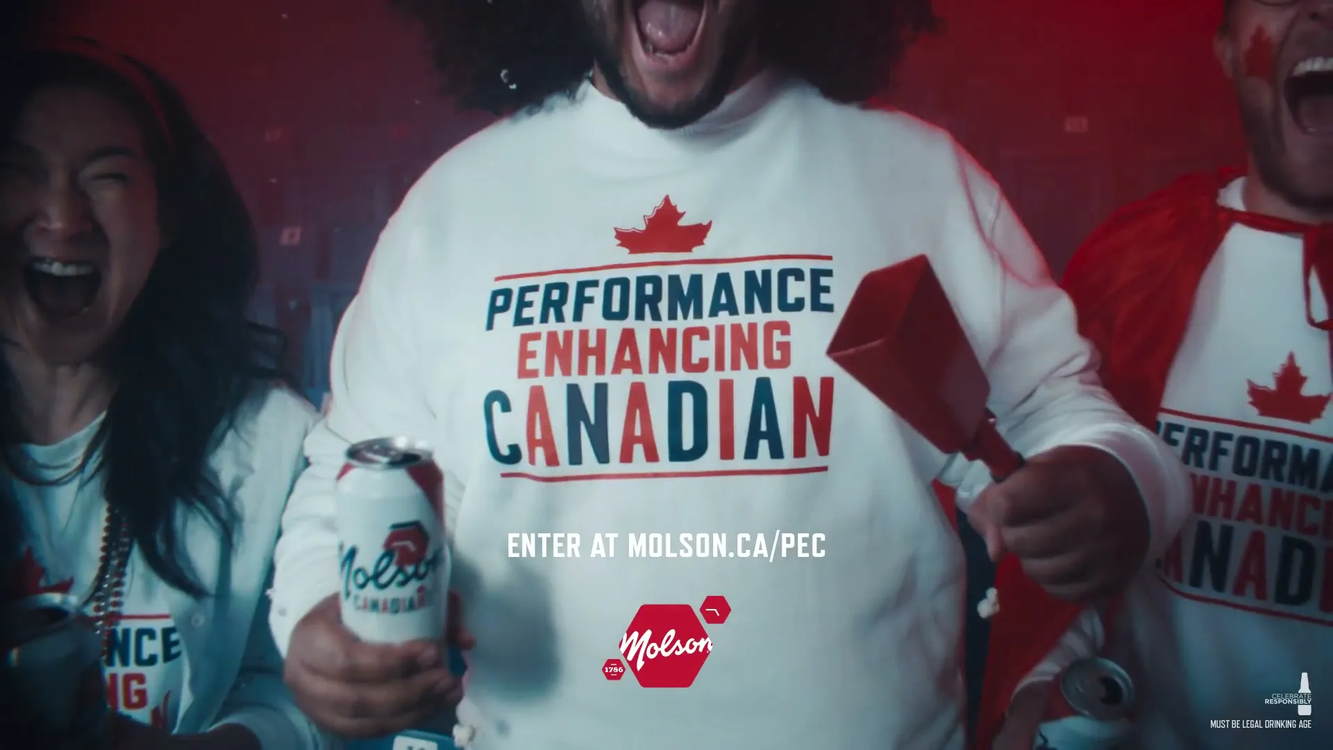 Molson “Performance Enhancing Canadians” (2026), frame 6