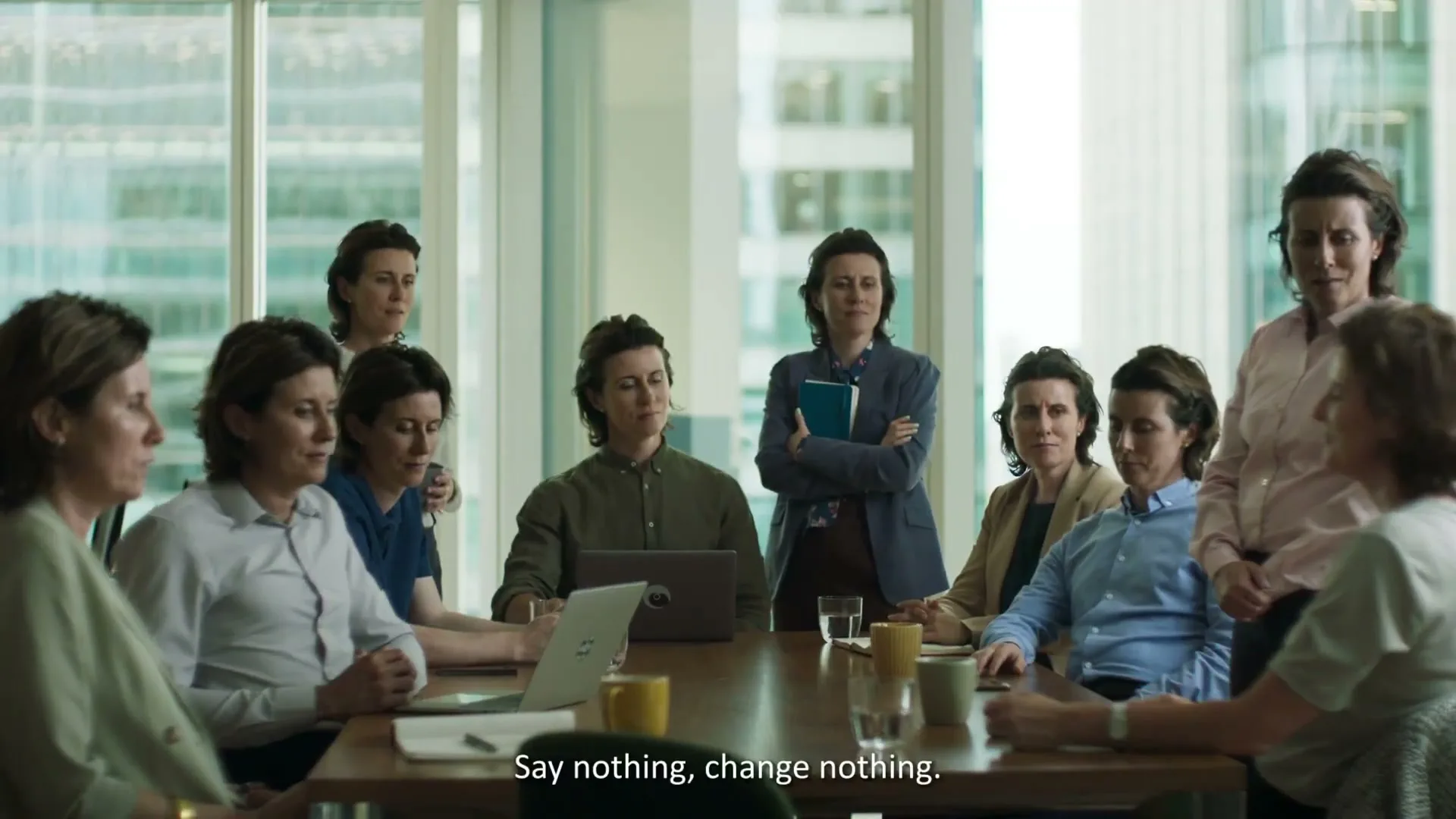 The Unstereotype Alliance "Say Nothing - Change Nothing - The Candidate" (2023) commercial still