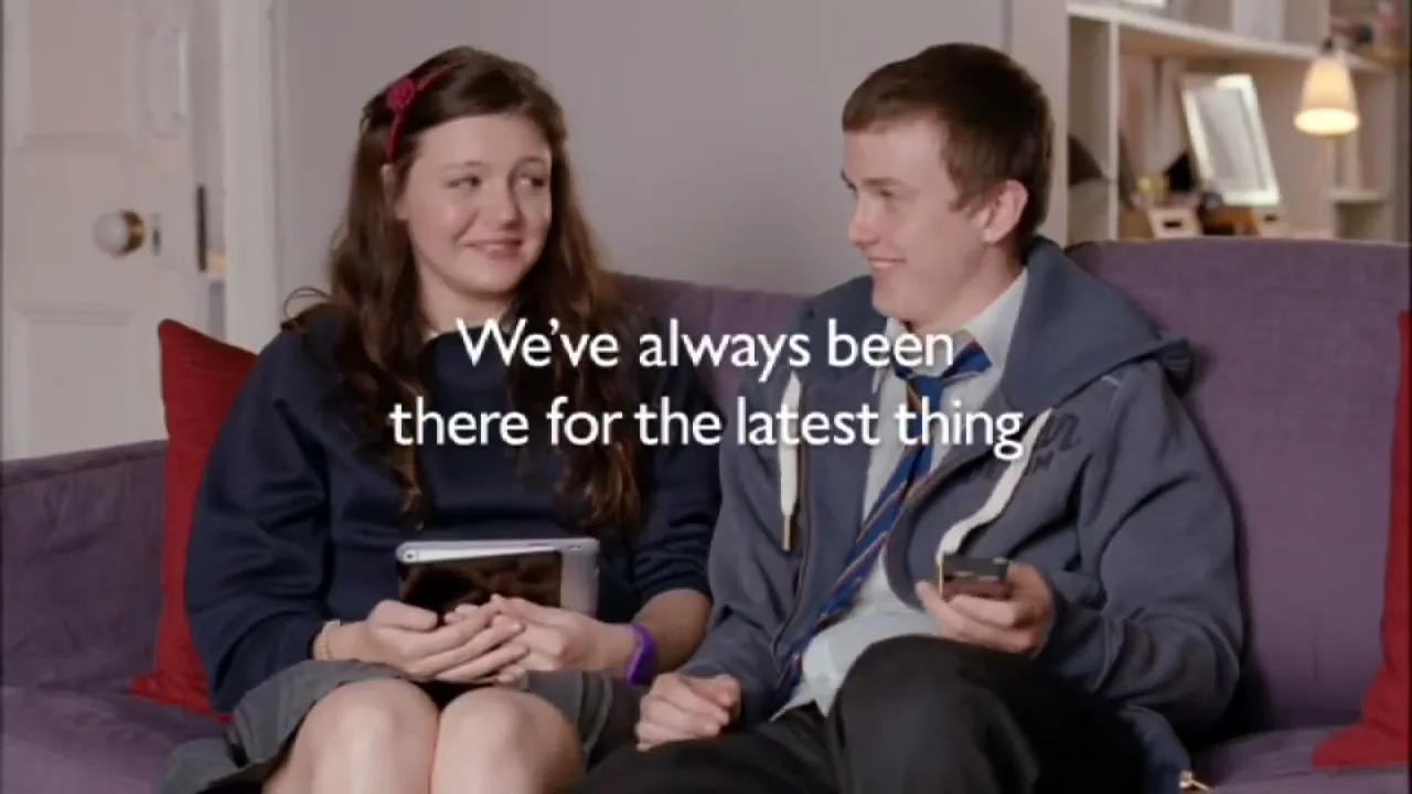 John Lewis "Through the Ages" (2012) commercial still