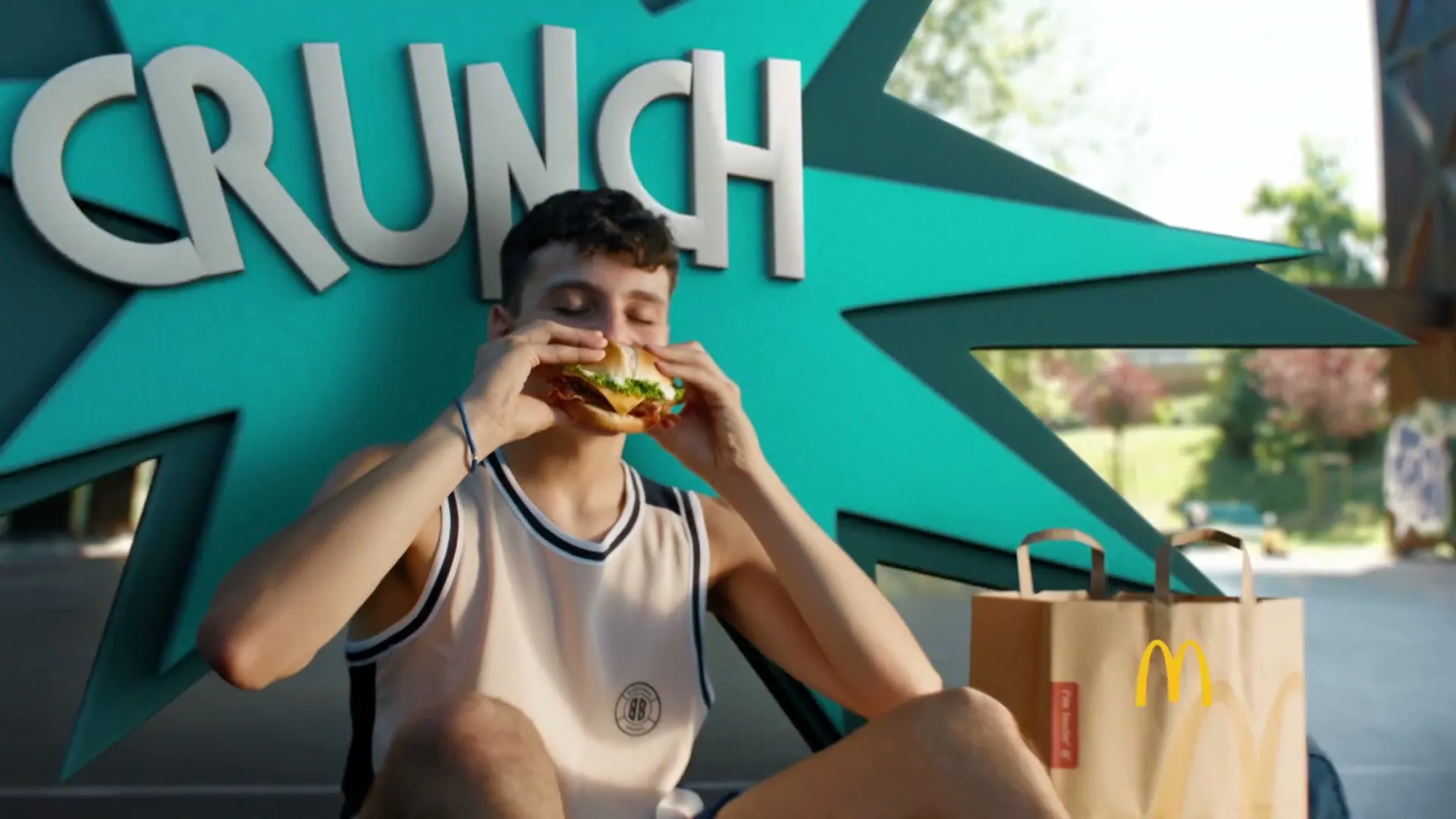 McDonald's "McCrunchy Chicken CBO" (2025) commercial still