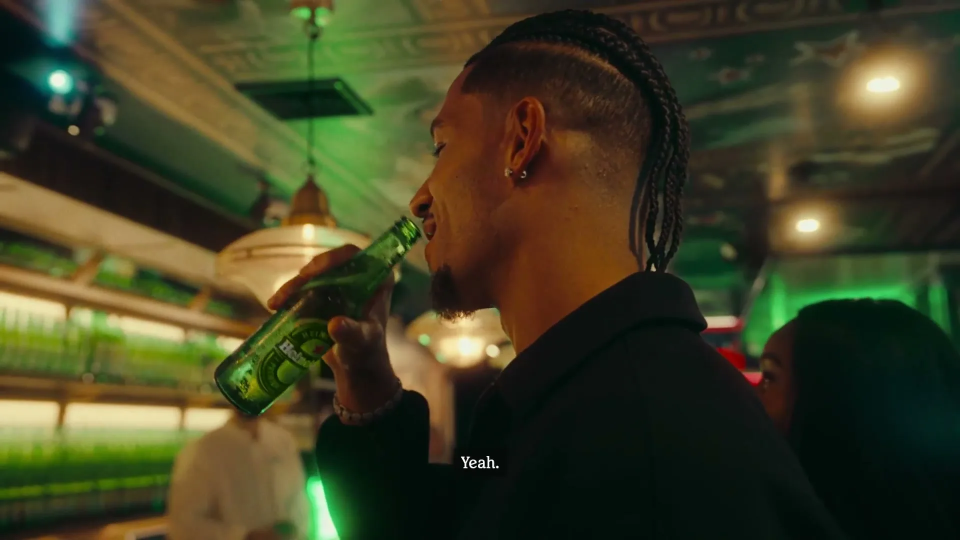 Heineken USA "Group Chat Bar" (2025) commercial still