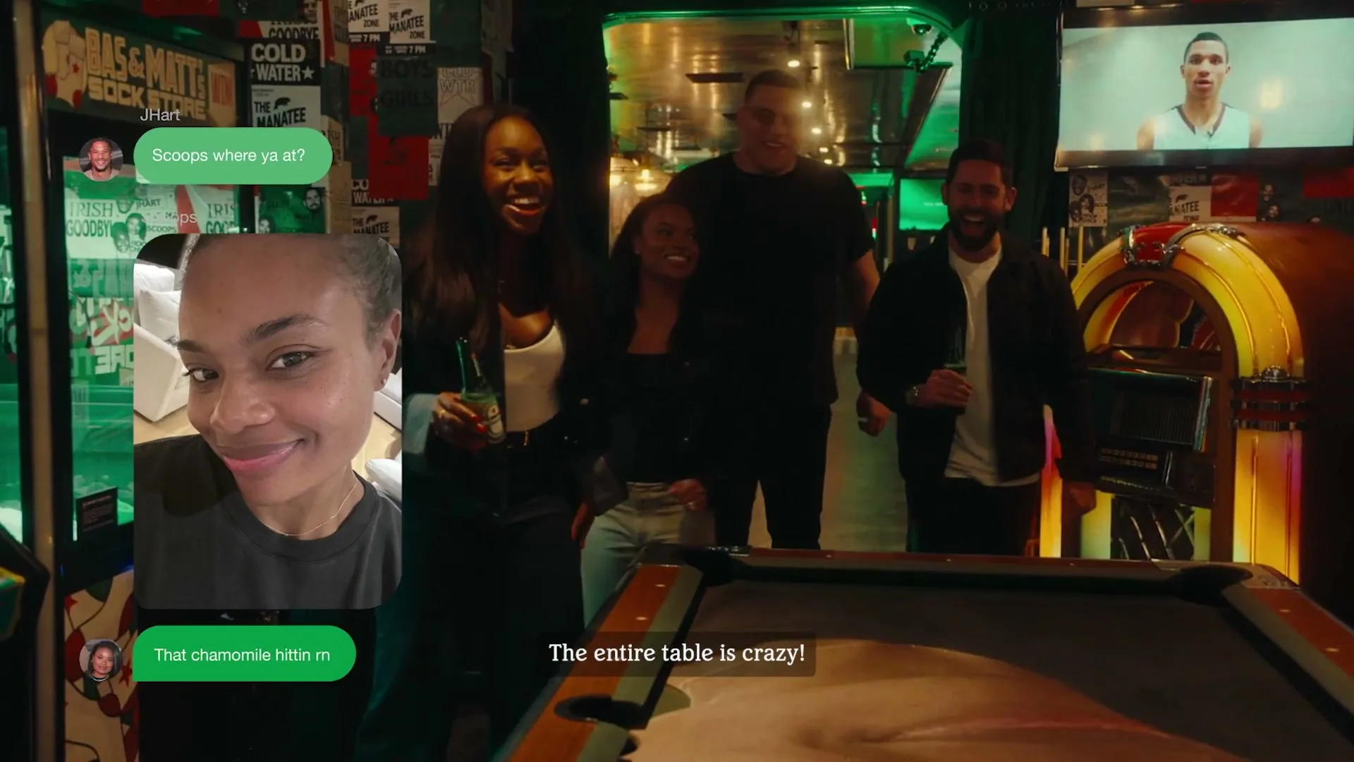 Heineken USA “Group Chat Bar” (2025), frame 6
