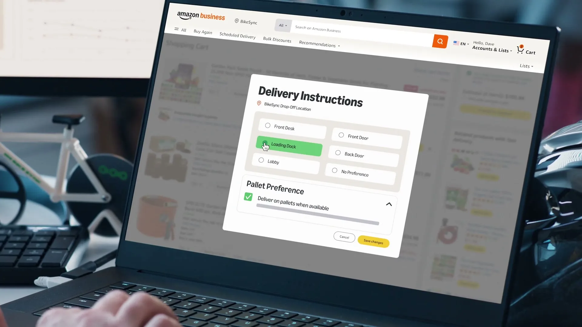 Amazon “Business - Delivery” (2026), frame 6