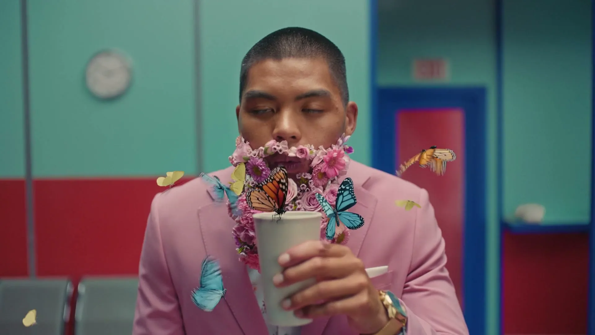 The Iconic "Got You Looking - Social Butterfly" (2025) commercial still
