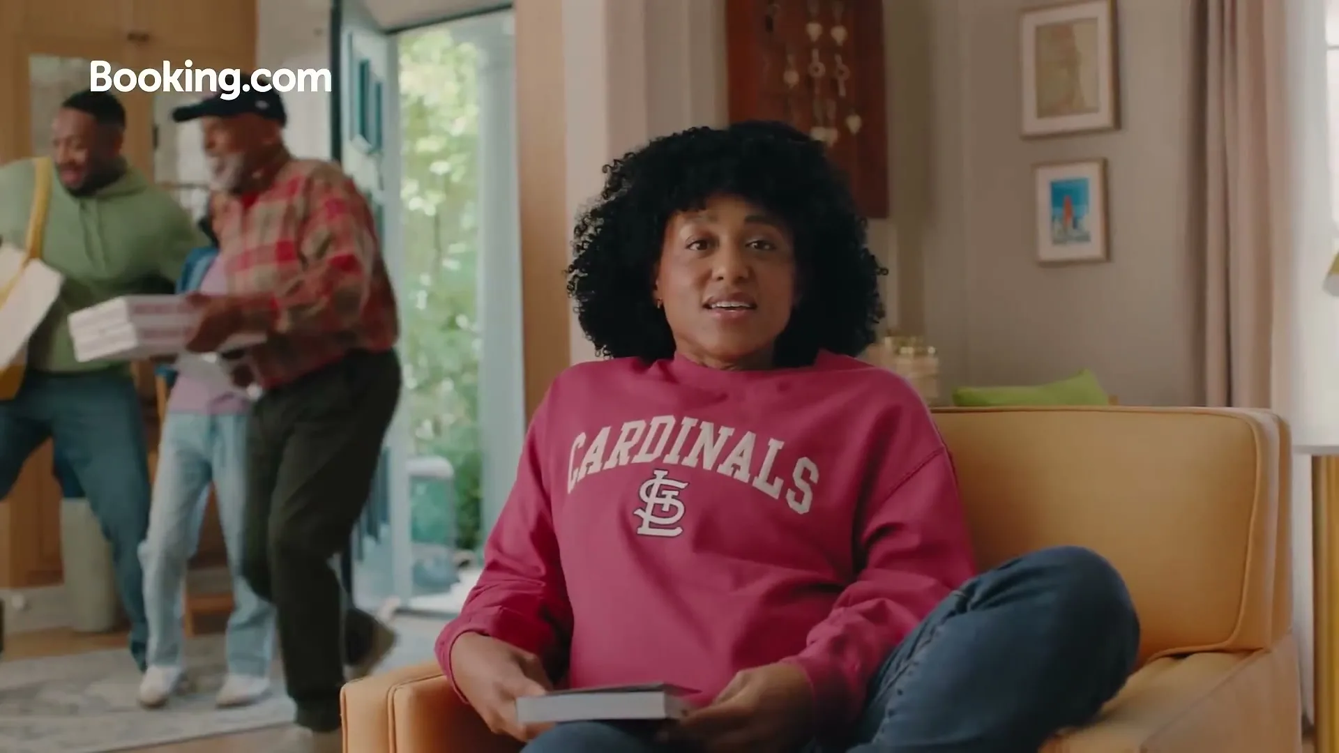 Booking.com "Cardinals Fans Love Chicago" (2024) commercial still