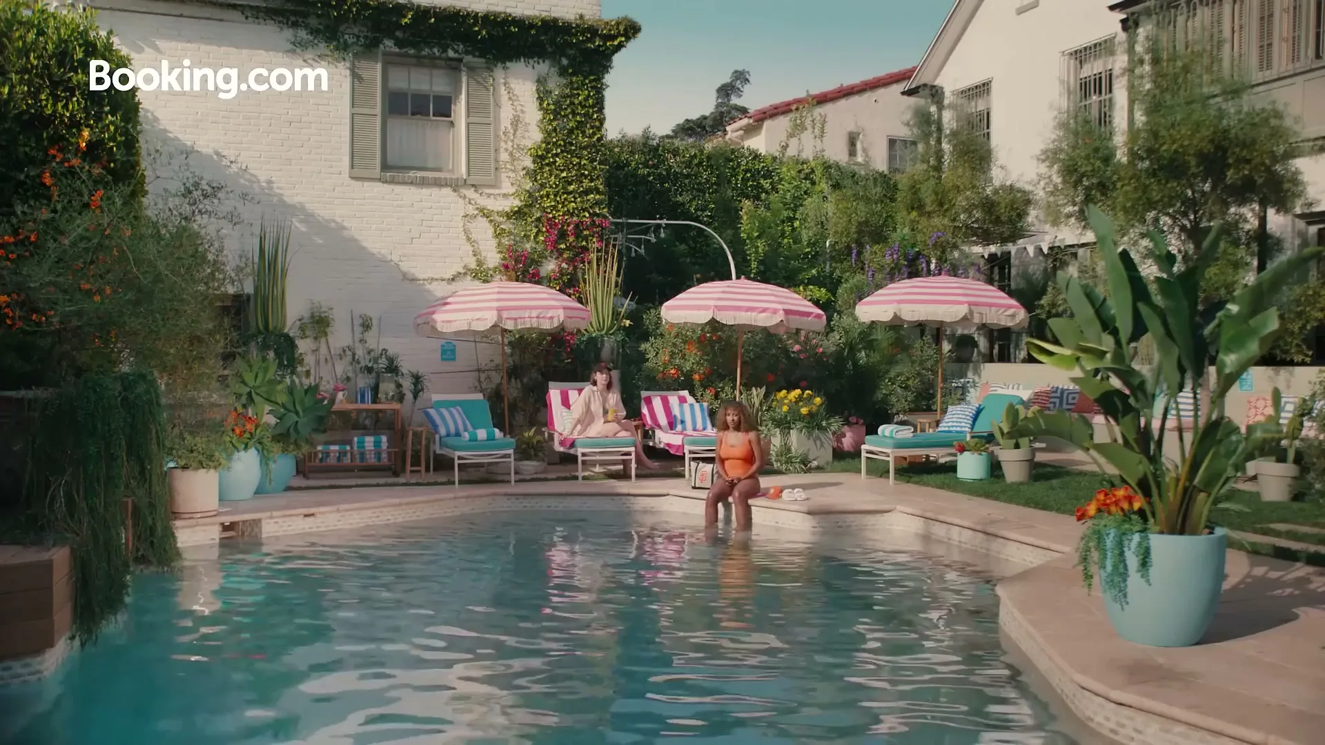 Booking.com "Giants Fans Love LA" (2024) commercial still
