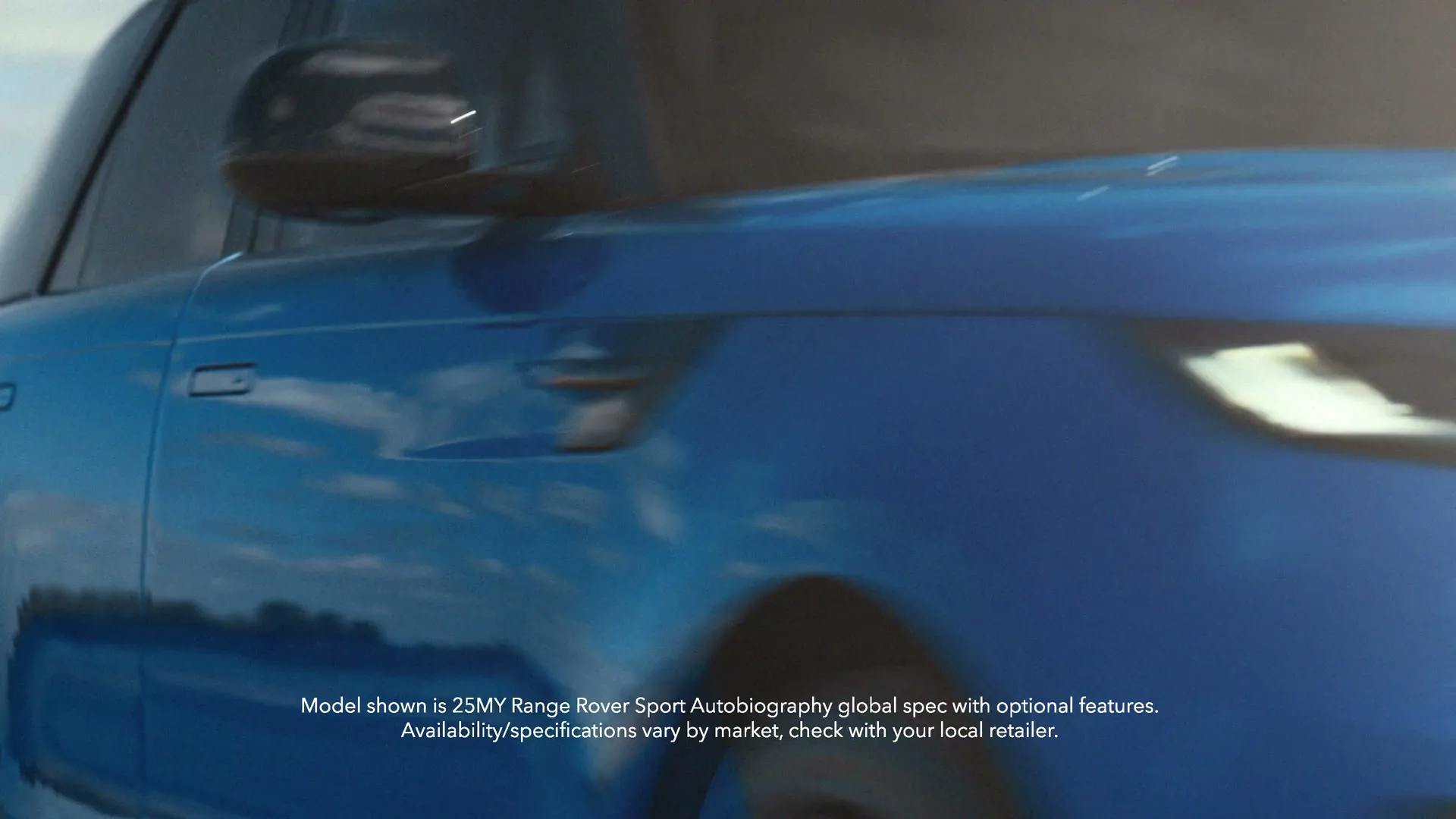 Range Rover “Sport In Velocity Blue x Theo James” (2025), frame 5
