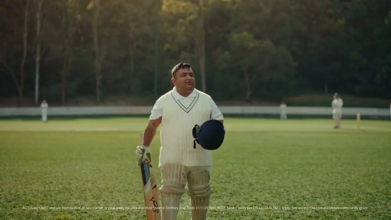 NRMA Insurance "Get Involved in The Summer of Community Cricket" (2024) commercial still