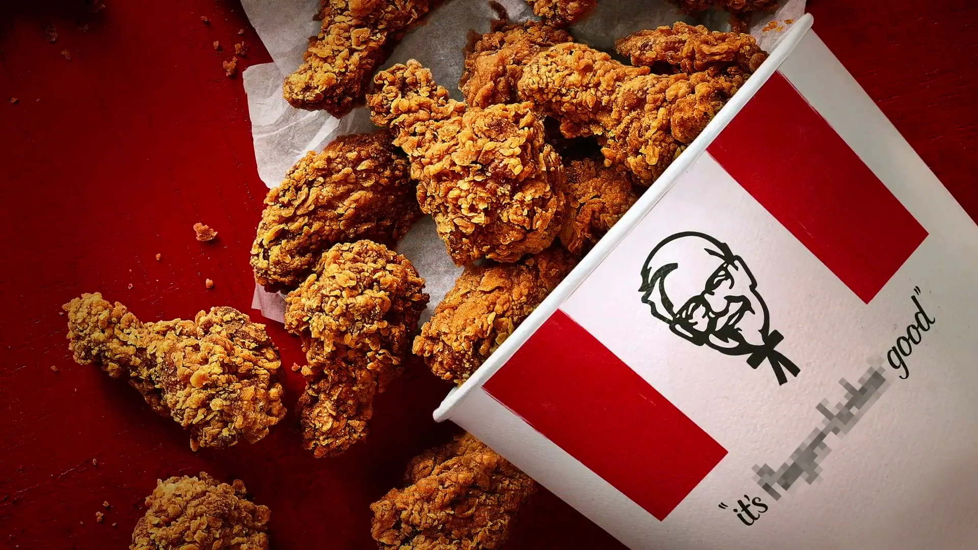 KFC "The Worlds Least Appropriate Slogan" (2020) commercial still