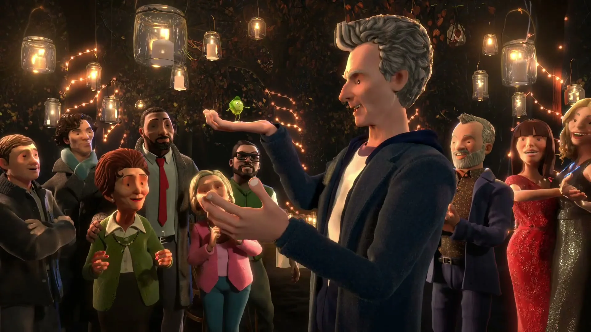 BBC "Unloved Sprout Boy finds home with BBC Stars In New Christmas Campaign" (2015) commercial still