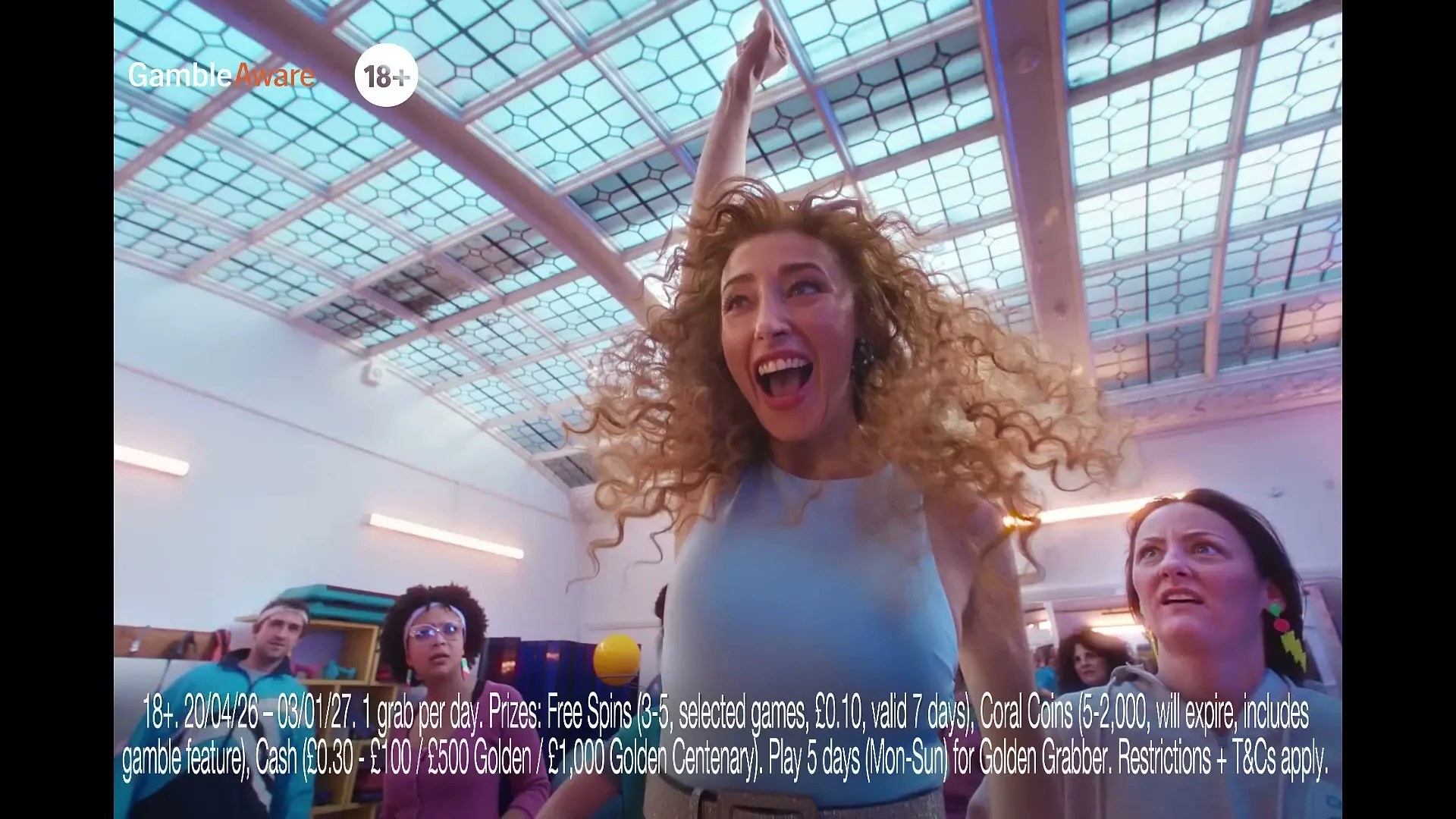 Coral "Rewards Grabber" (2026) commercial still