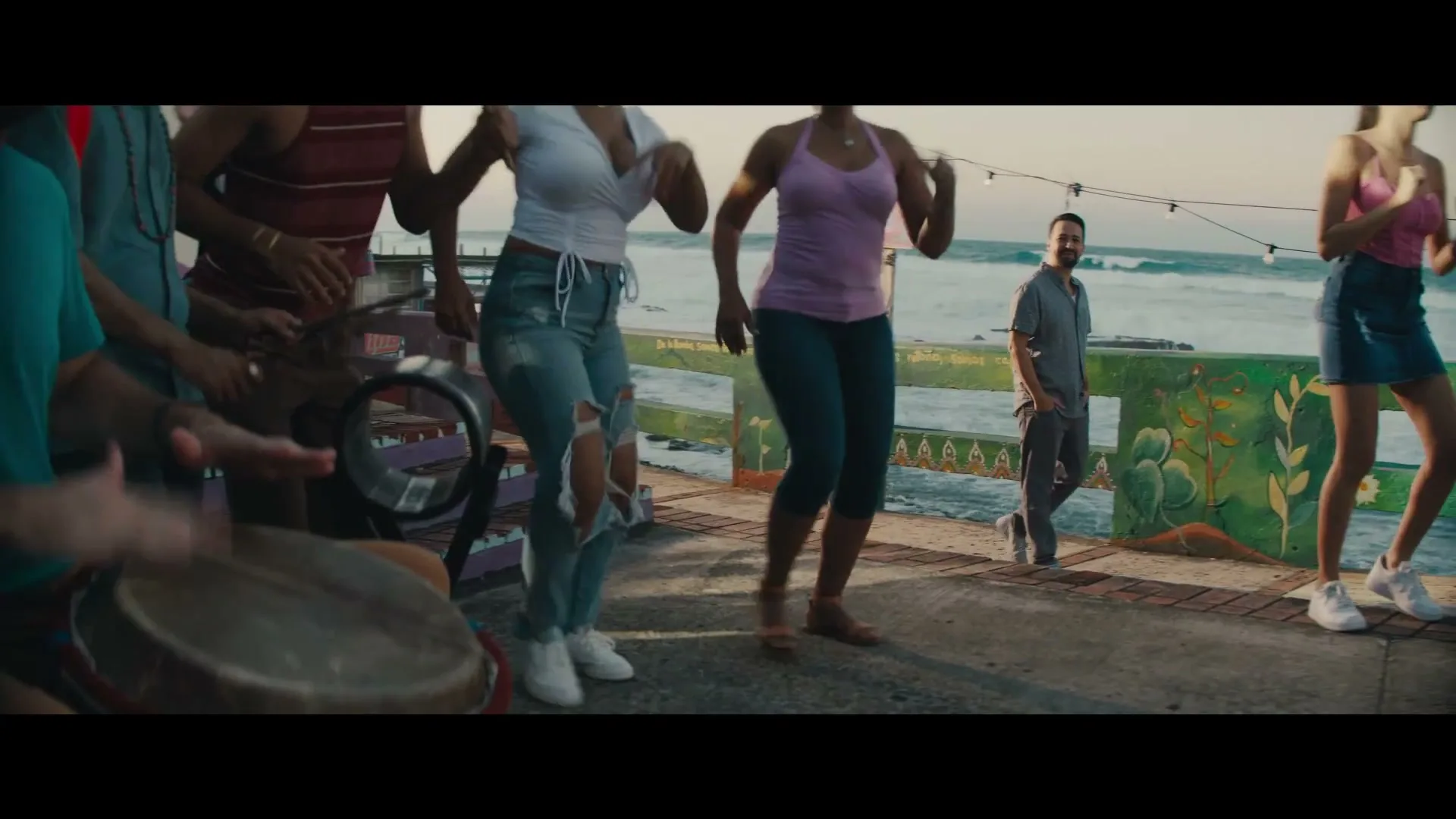 Amex "Rhythm Island" (2023) commercial still