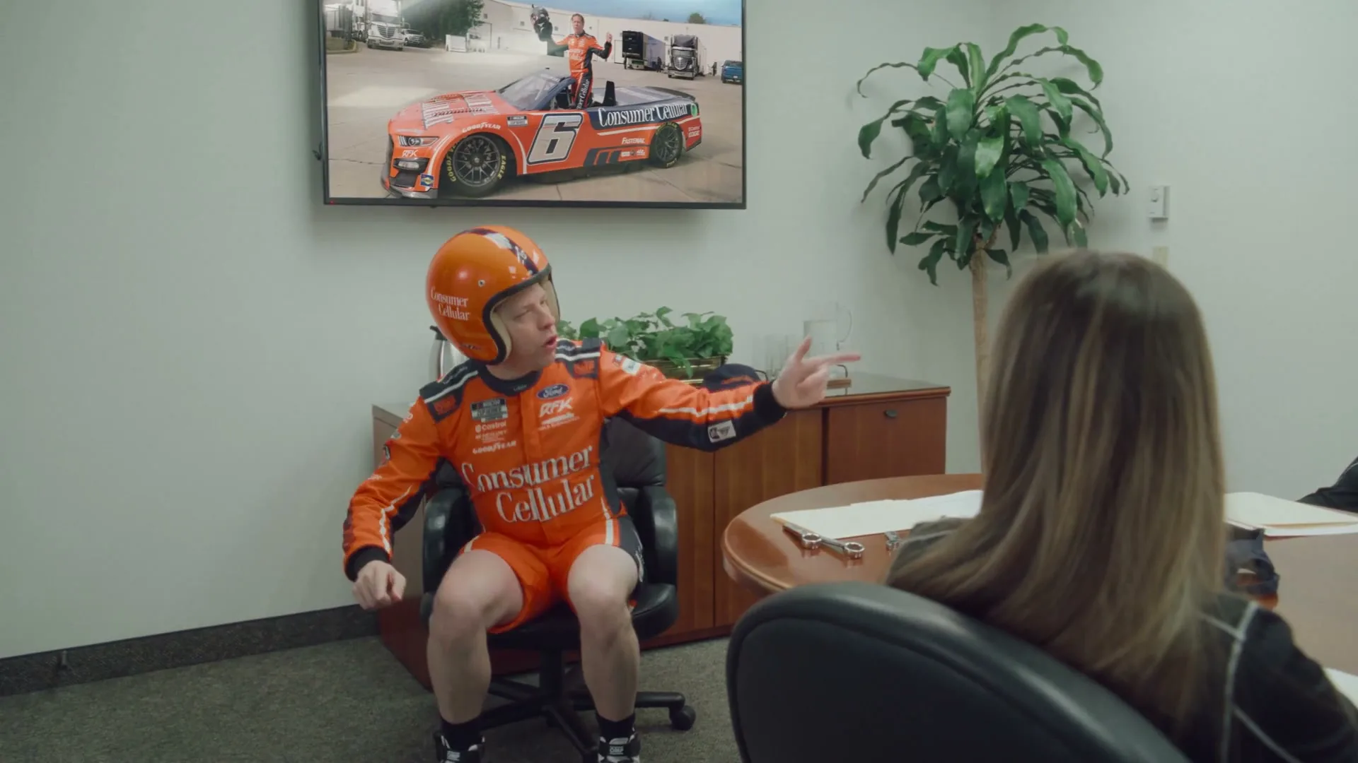 Consumer Cellular "Presentation" (2025) commercial still