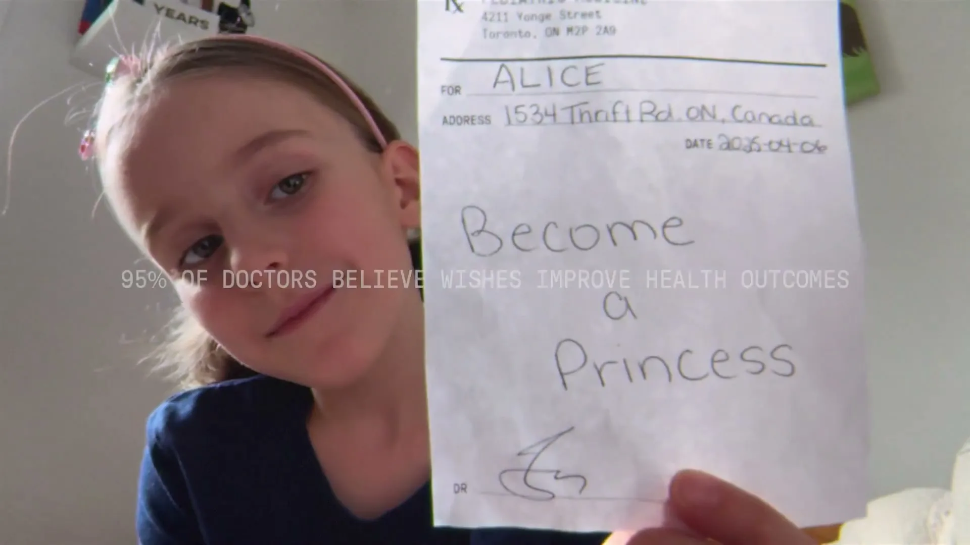 Make-A-Wish Canada “Wishes Are Medicine - Alice” (2025)