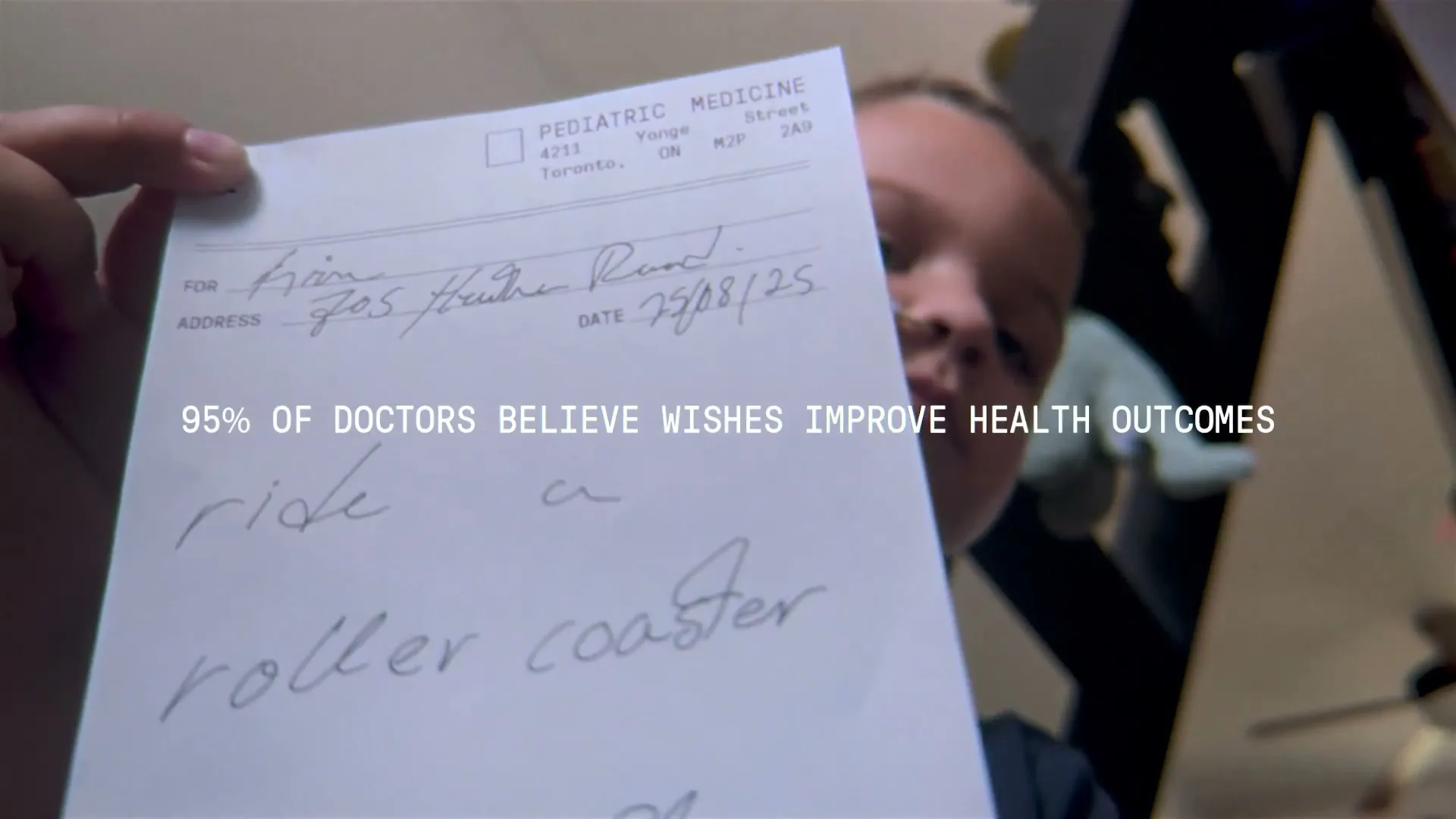 Make-A-Wish Canada "Wishes Are Medicine - Kian" (2025) commercial still