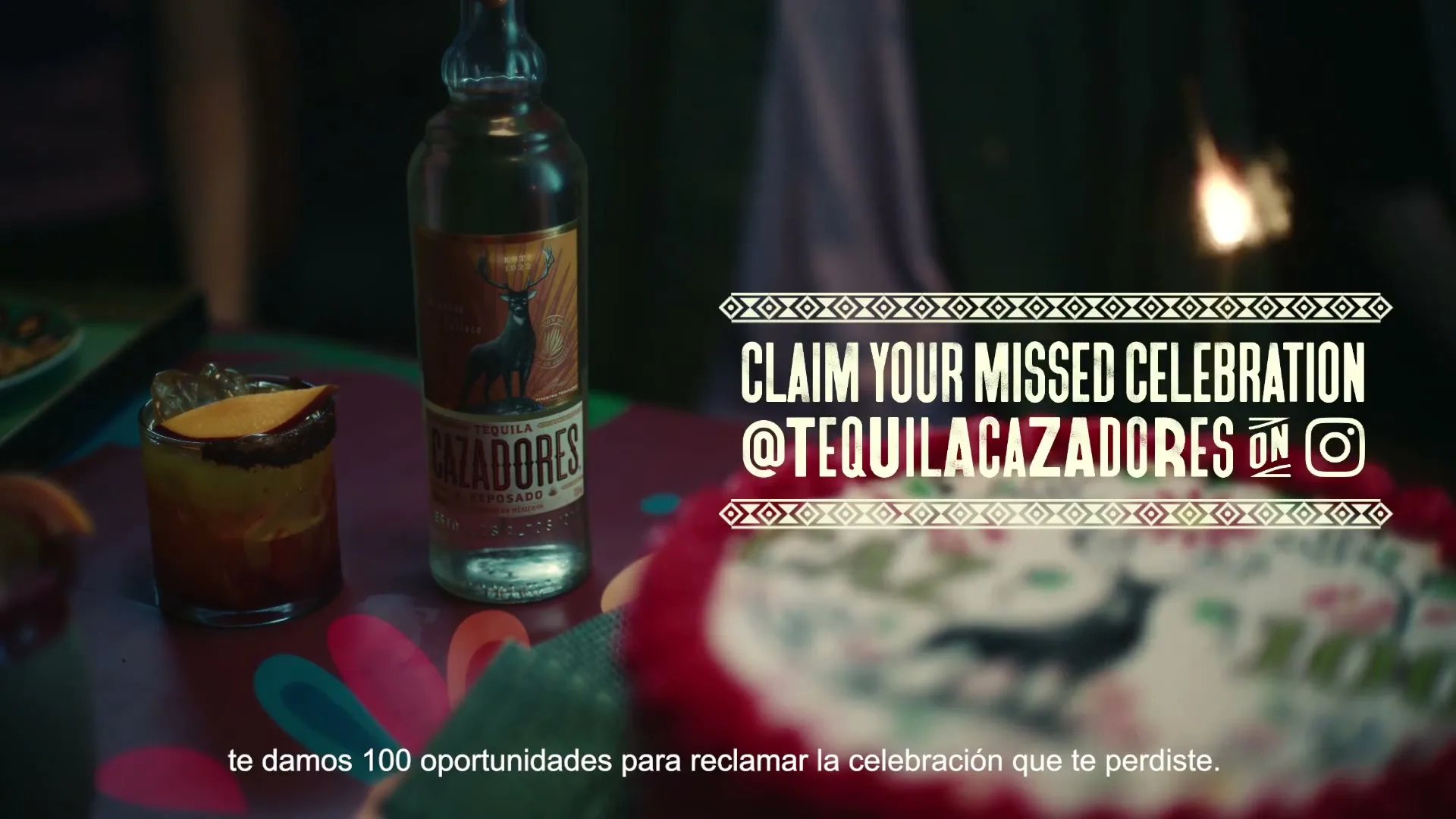 Cazadores Tequila "TEQUILA CAZADORES - MISSED CELEBRATIONS" (2024) commercial still