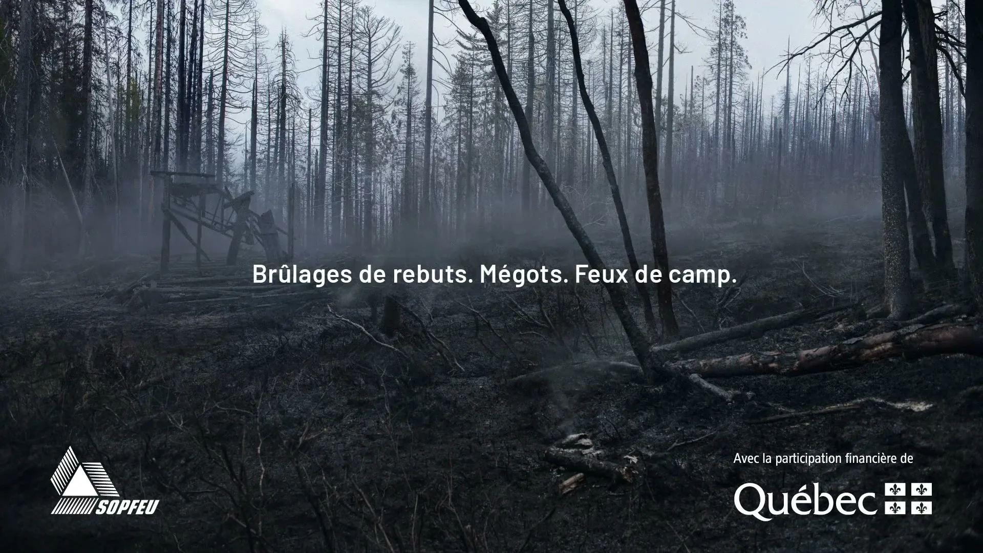 SOPFEU "Avoid Avoidable Fires" (2024) commercial still
