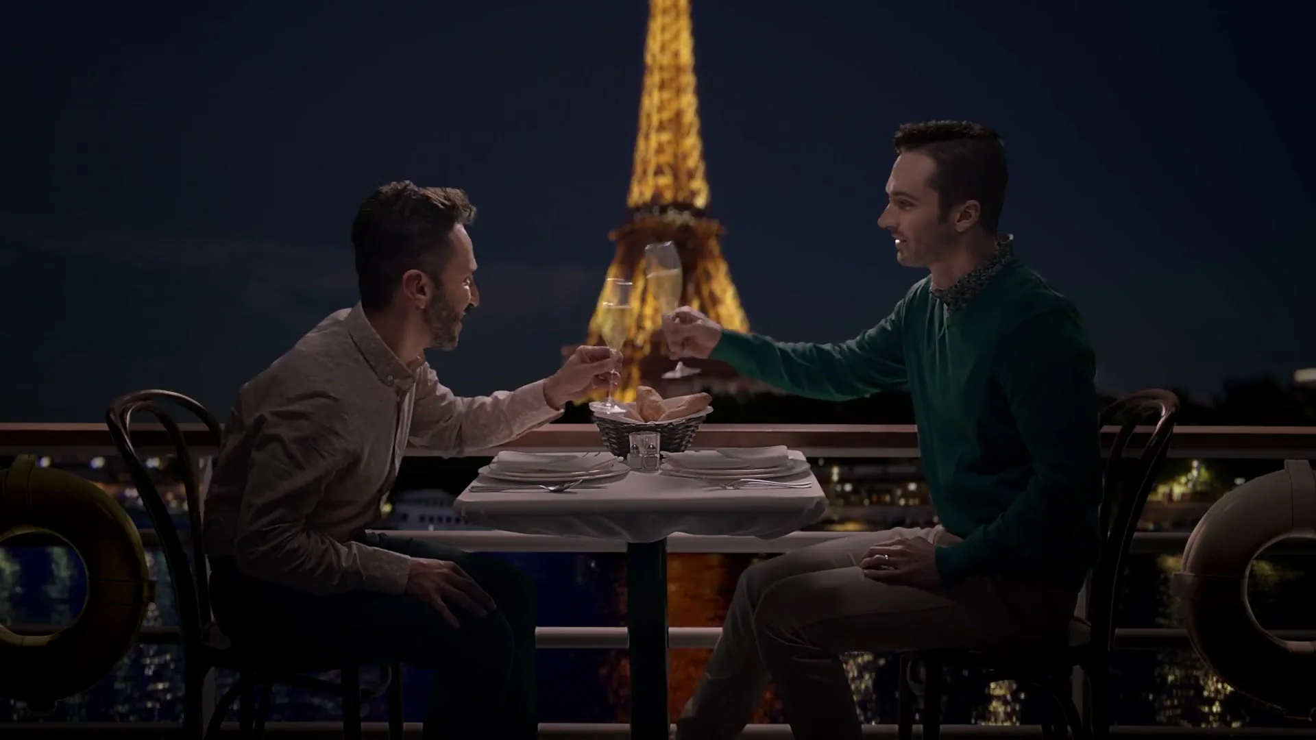 RBC WestJet "Paris River Cruise" (2019) commercial still