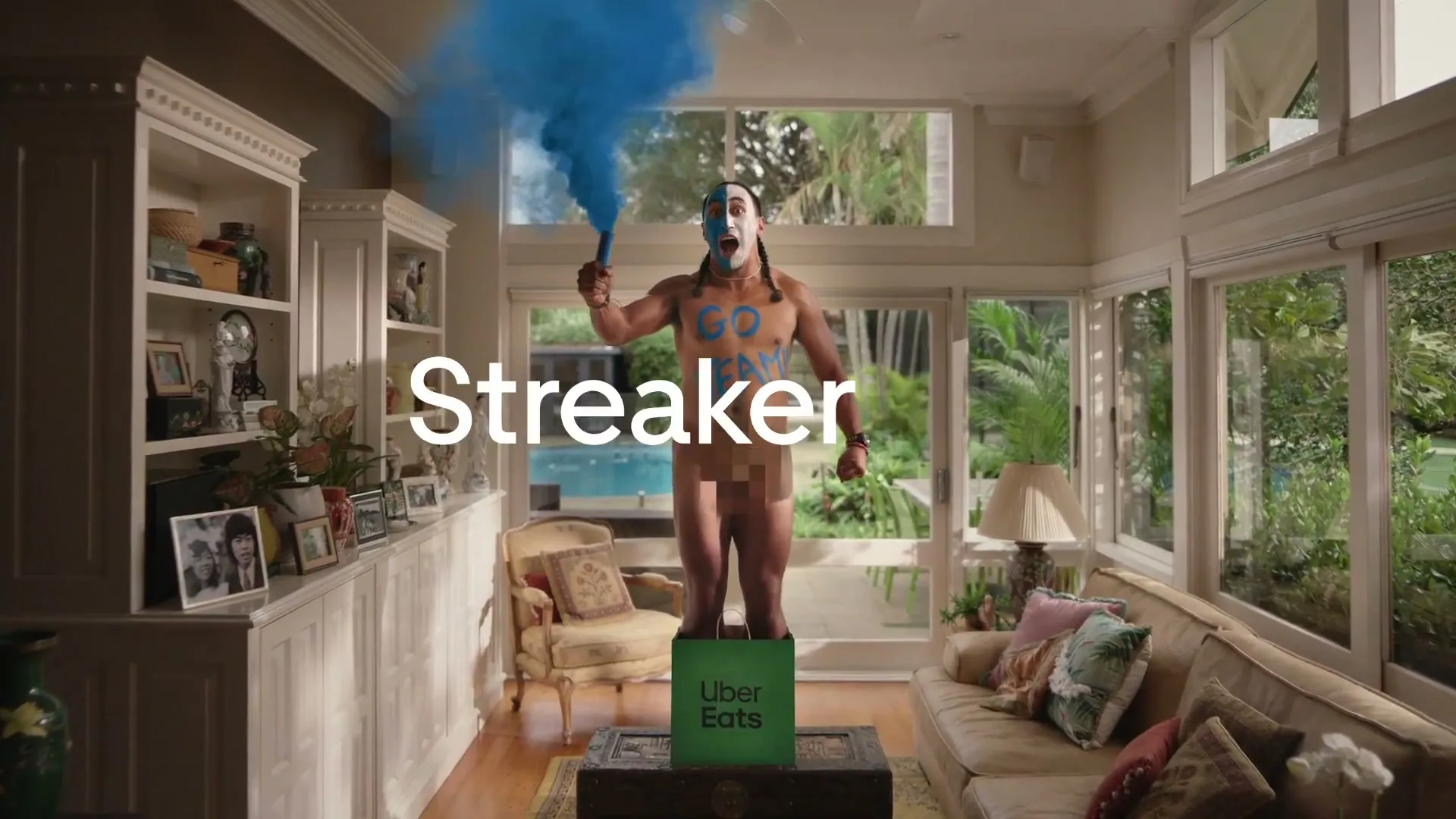 Uber Eats Australia "Streaker" (2025) commercial still