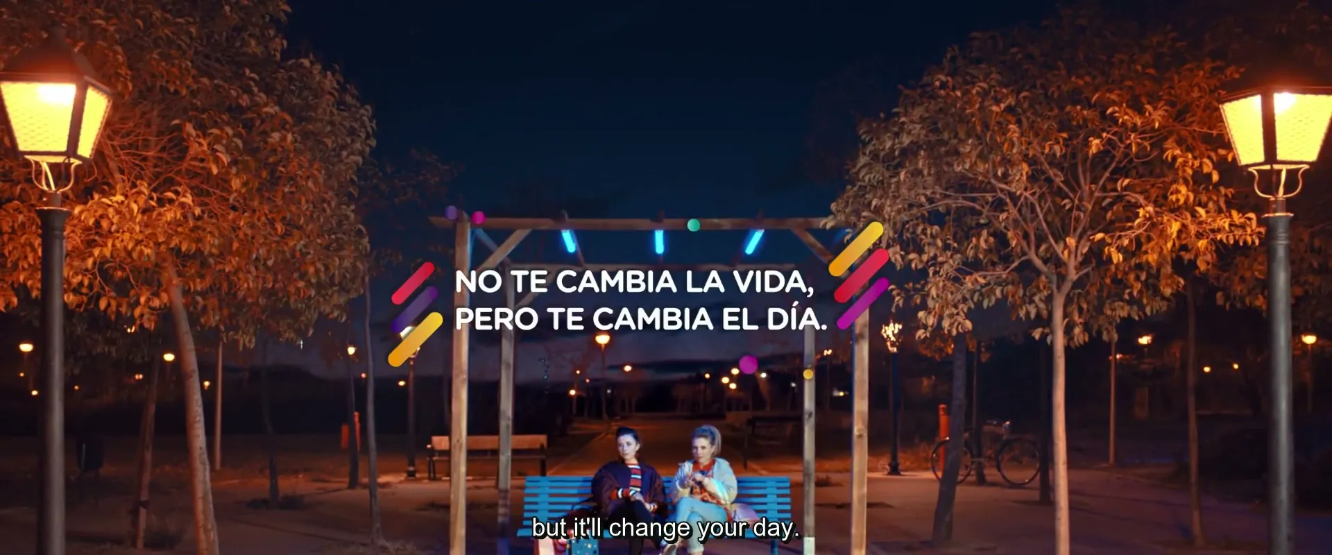 ONCE "It'll change your day" (2020) commercial still