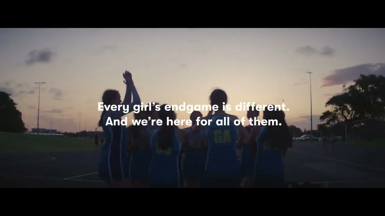 Suncorp "Every girl's endgame" (2023) commercial still