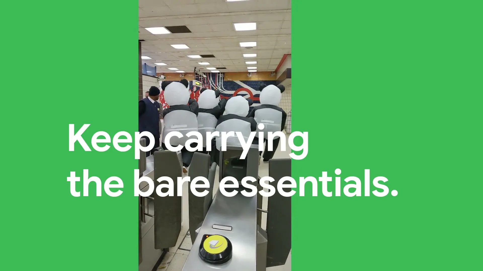Google "Pay - Tube" (2019) commercial still