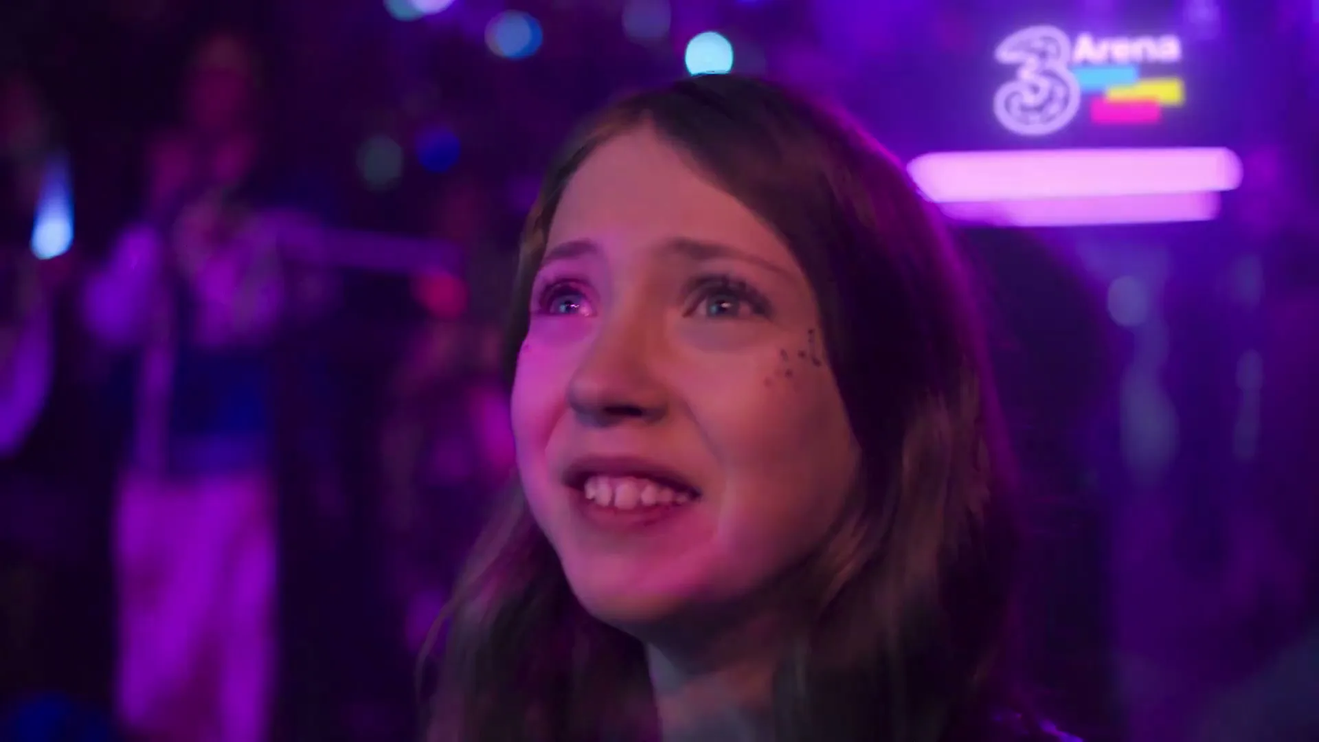 Three+ "First Gig" (2025) commercial still