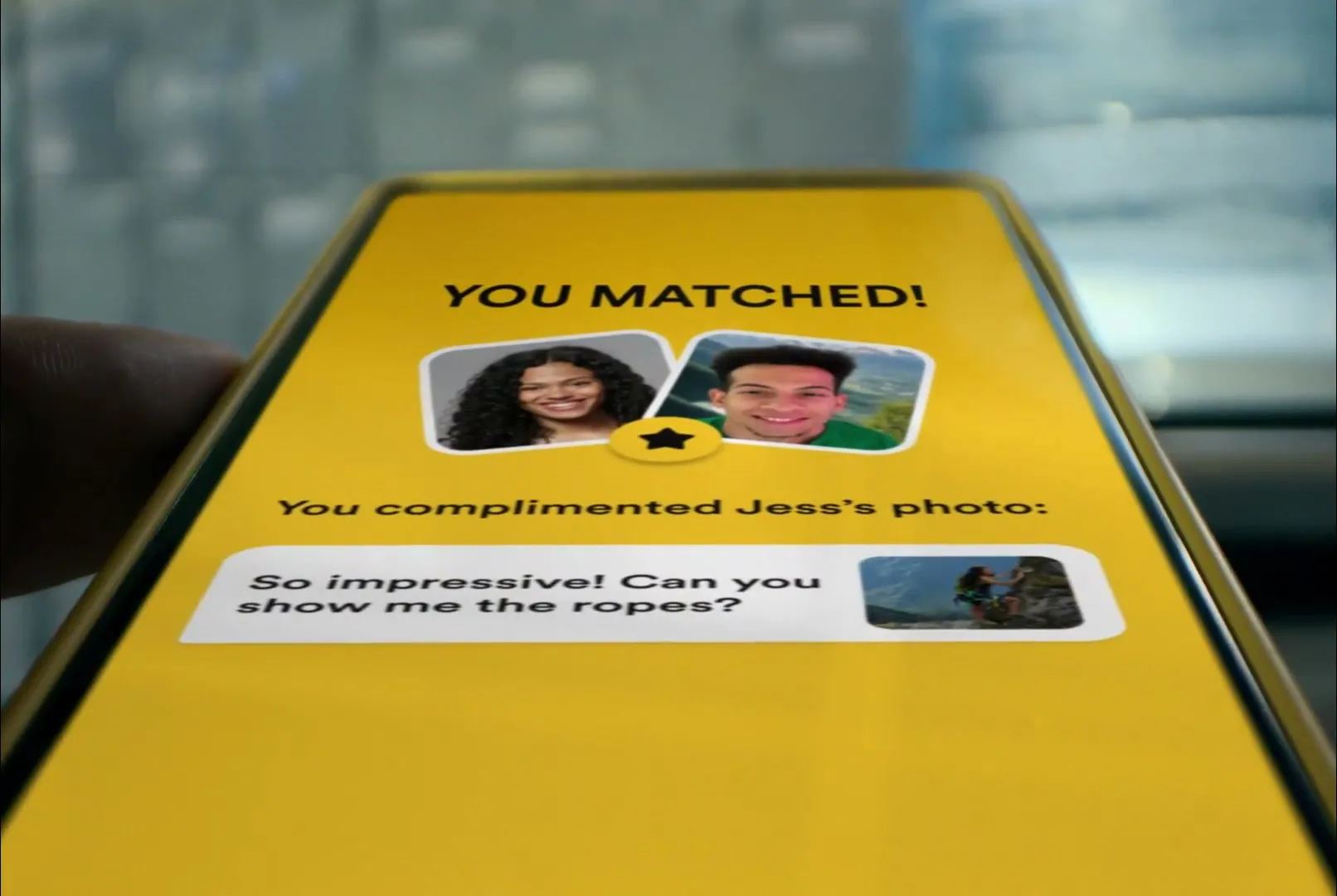 Bumble "Compliments" (2024) commercial still