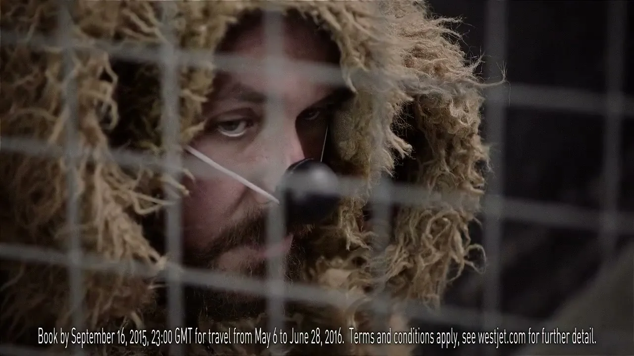 WestJet "Dave The Dog" (2015) commercial still