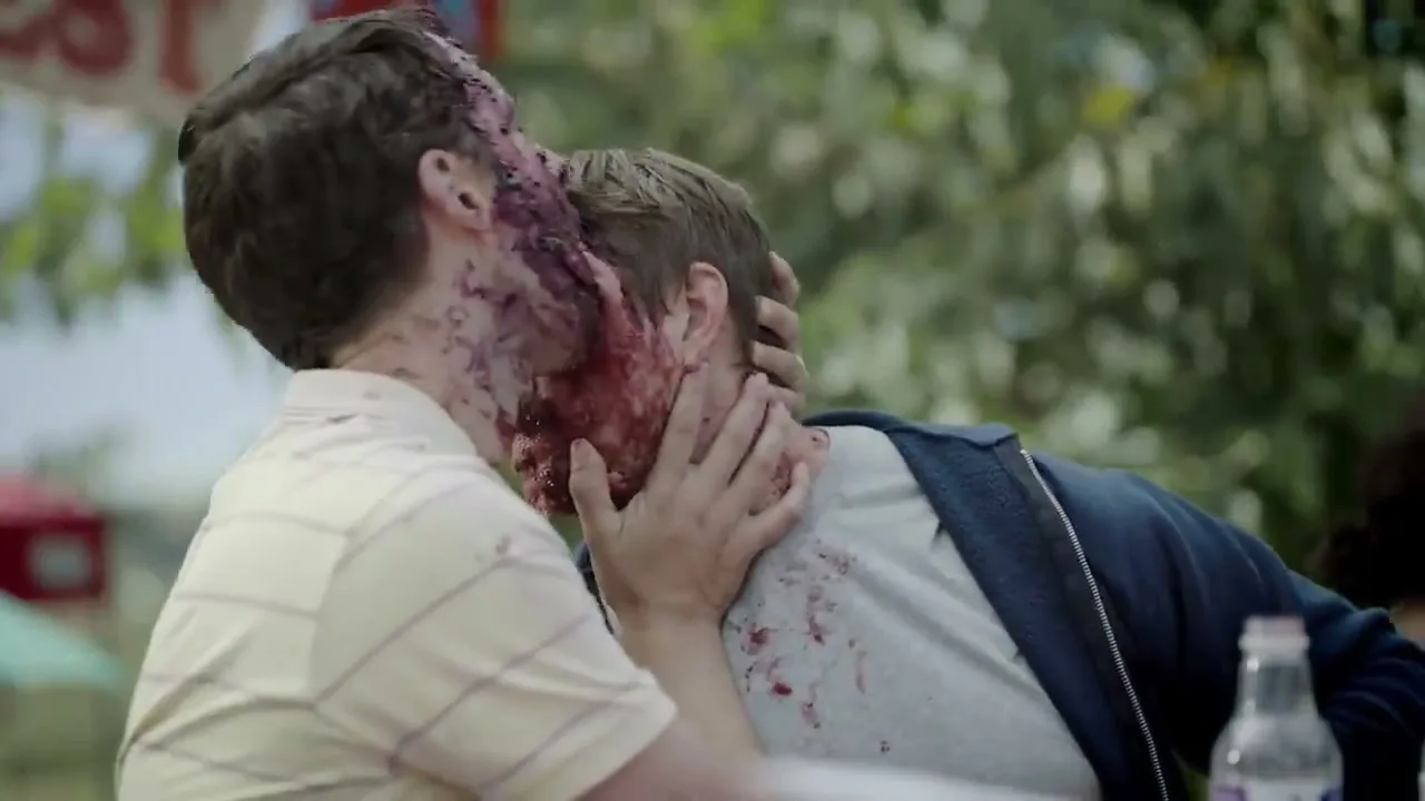 Hint Water "Pie Eating Contest" (2022) commercial still