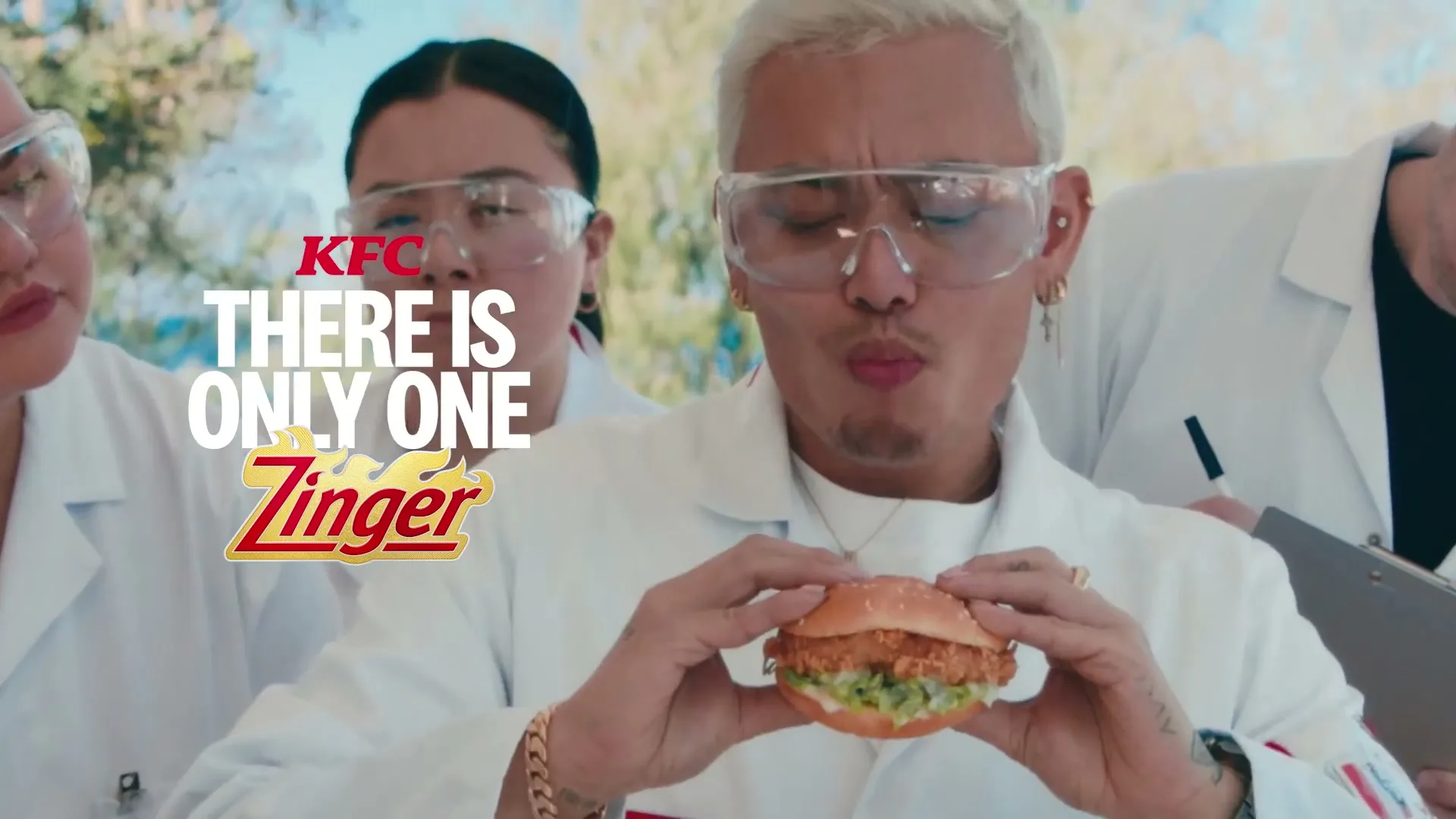 KFC Australia "Zinger" (2026) commercial still